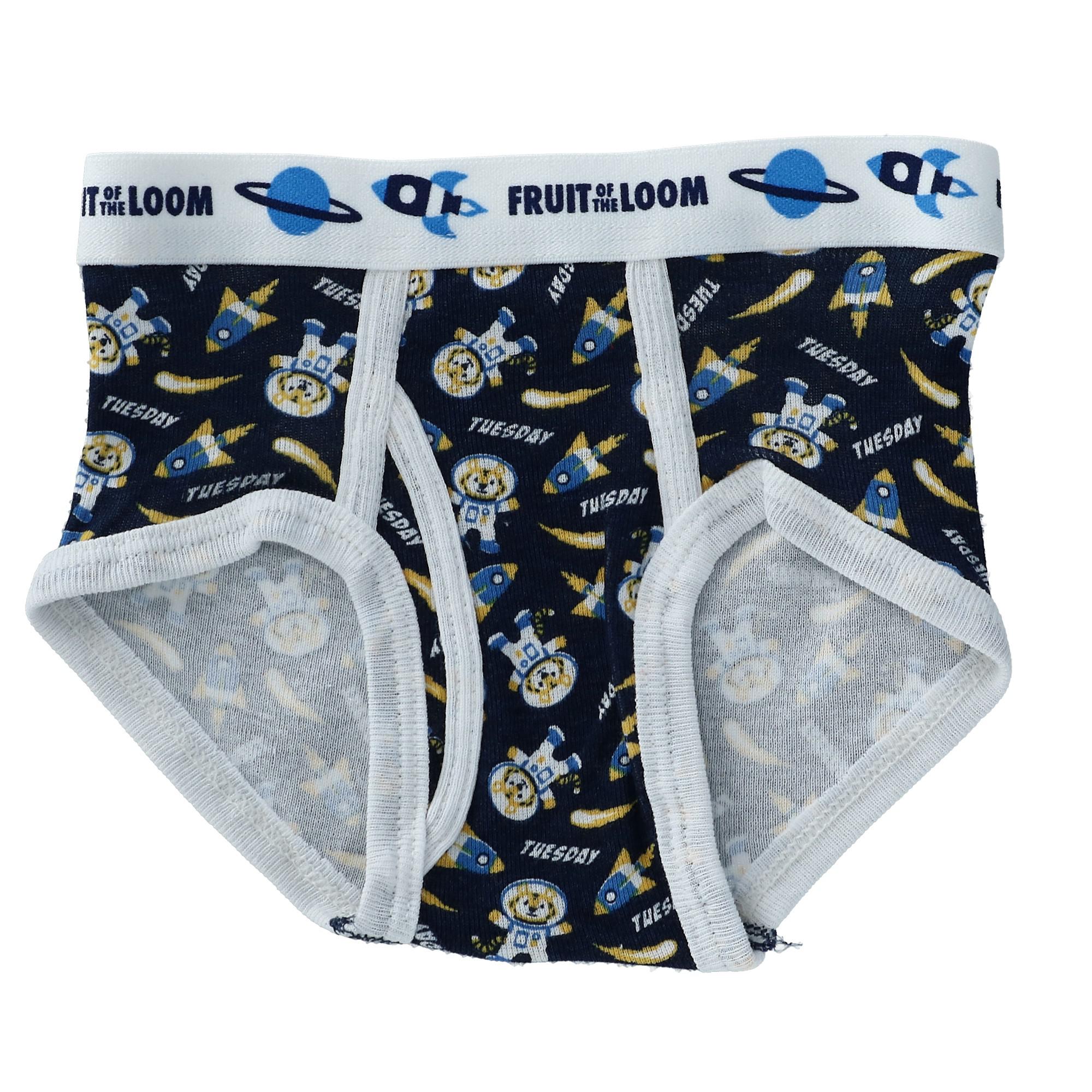 Fruit of the Loom Toddler Boys Days of the Week Briefs Underwear (7 Pair Pack) - Picture 5 of 10