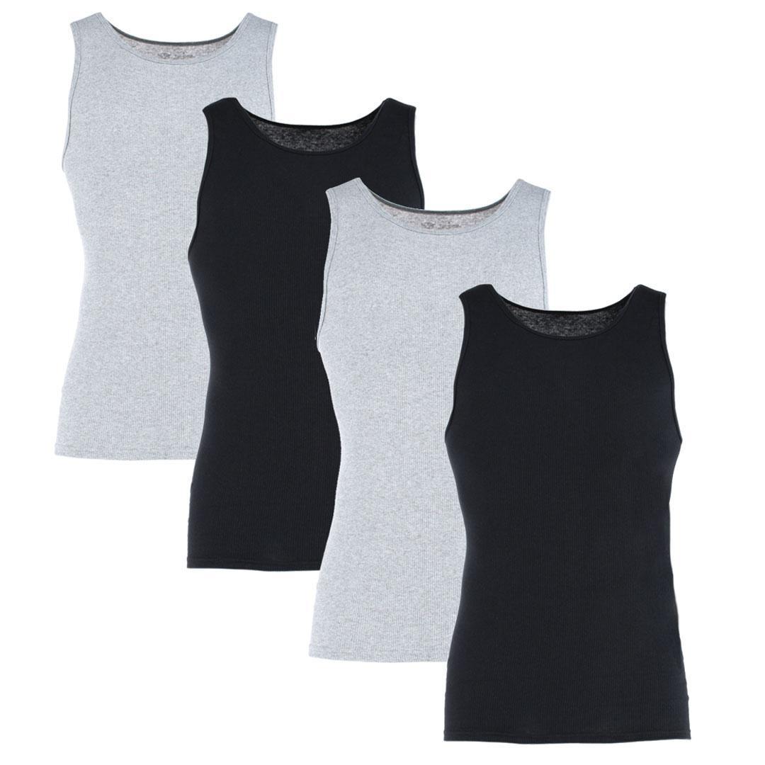 Fruit of the Loom Men's Premium A-Shirt (4 Pack) - Assorted Medium