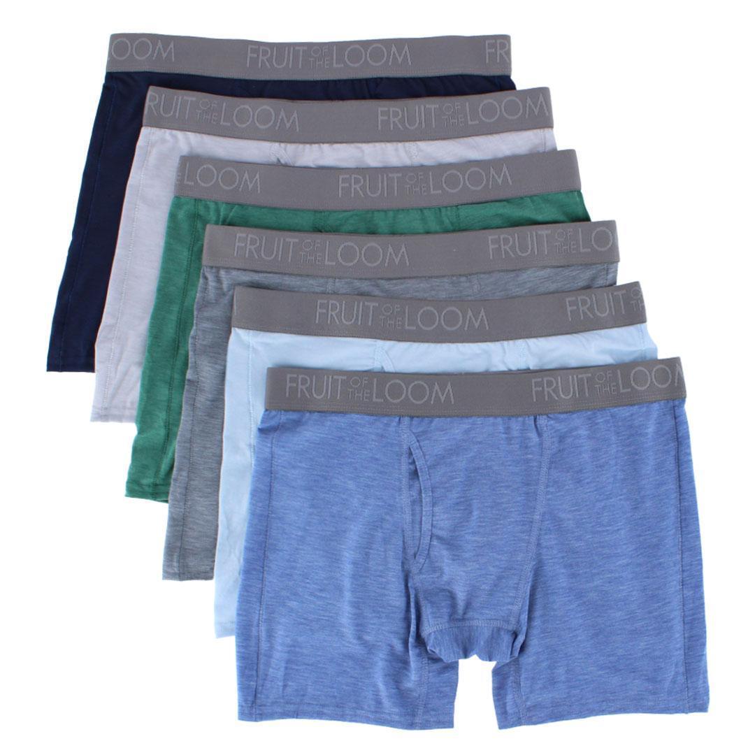 Fruit of the Loom Men's 360 Stretch Coolsoft Boxer Brief (6 Pack)