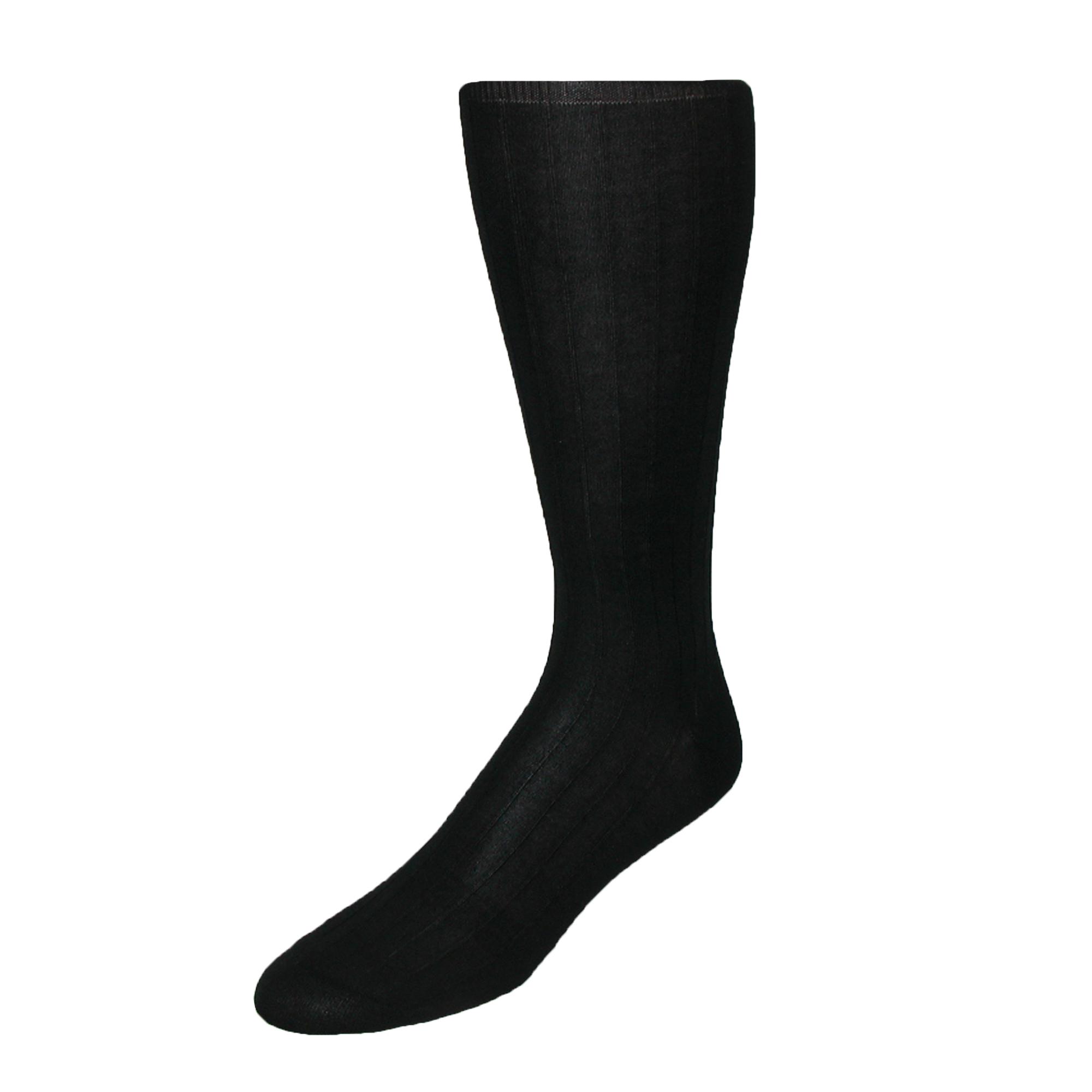Windsor Collection Men's Cotton Over the Calf Dress Trouser Socks