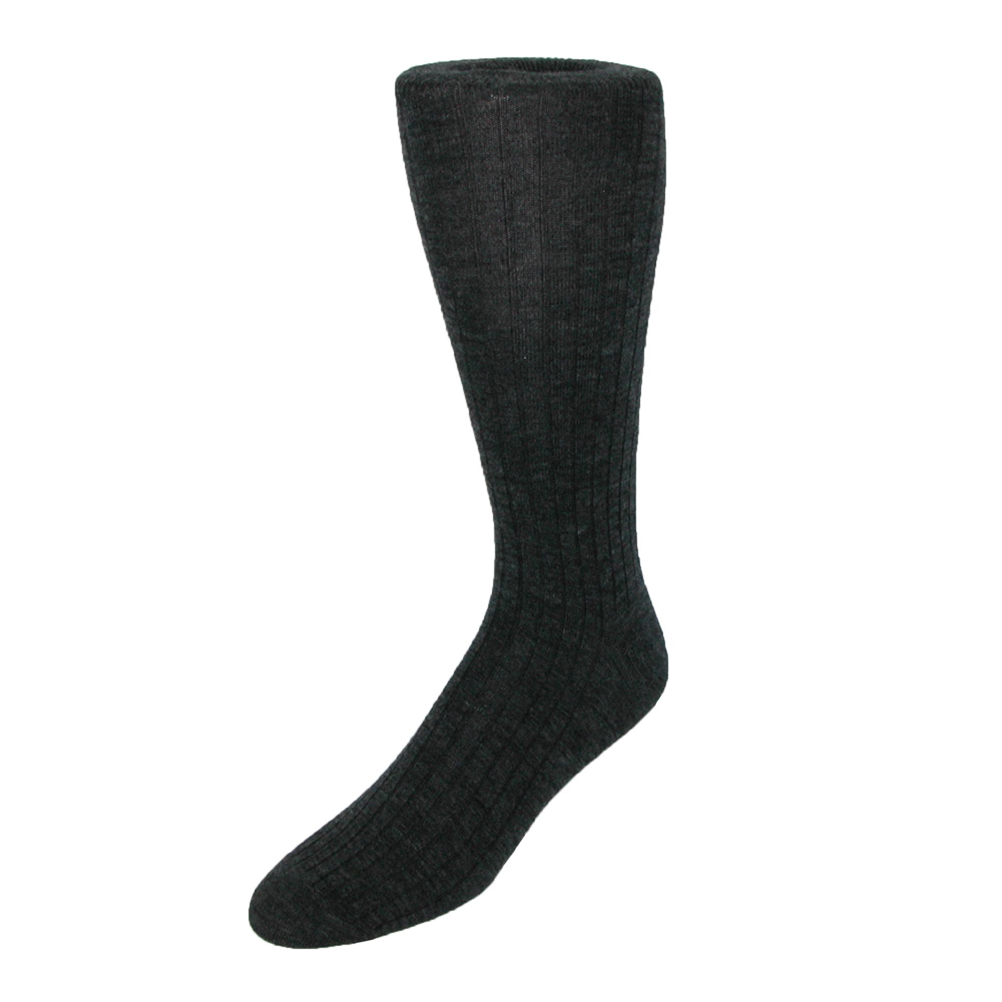 Windsor Collection Men's Merino Wool Mid Calf Dress Socks
