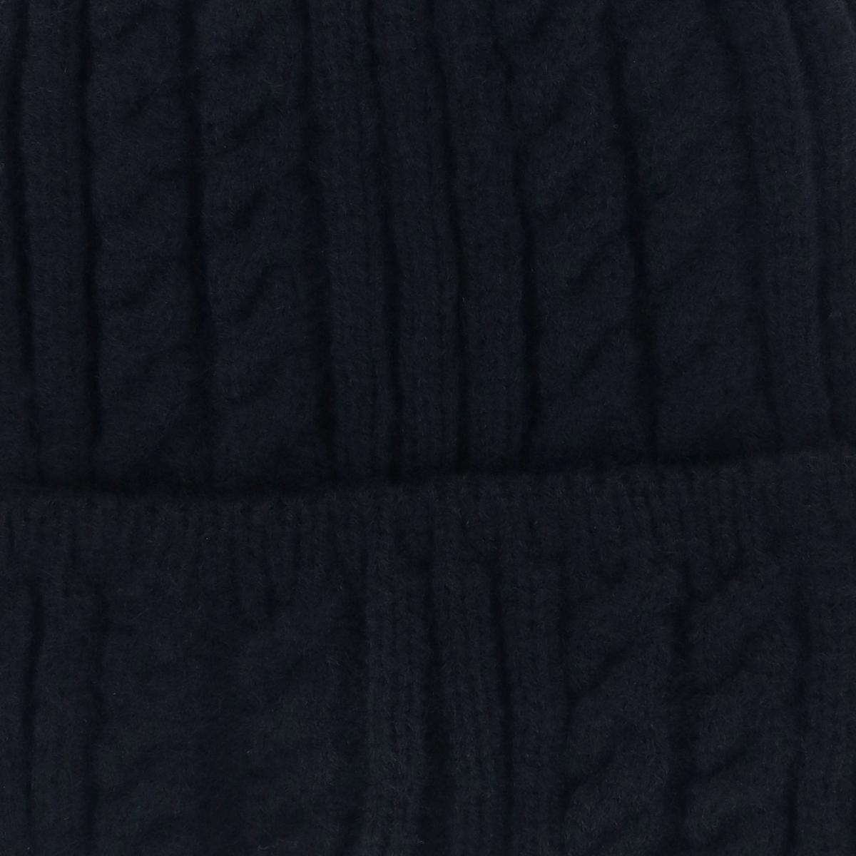 New CTM Women's Knit Winter Beanie with Cuff and Synthetic Fur Pom - Bild 9 von 10