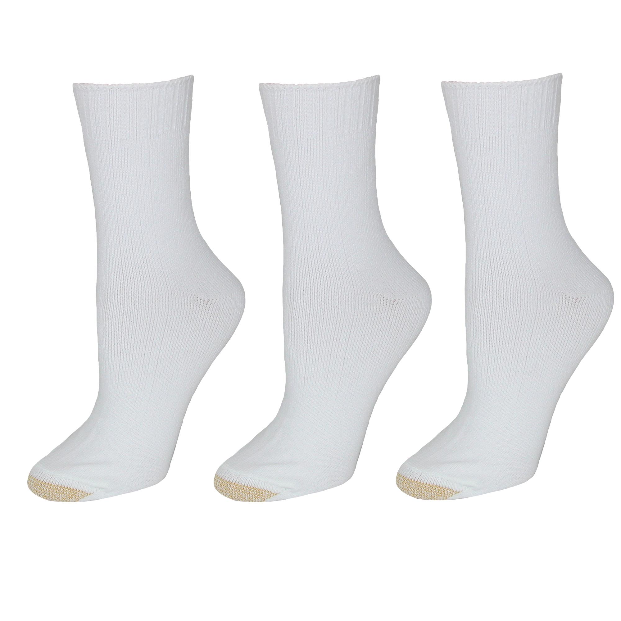Gold Toe Mens Socks Crew Big /& Tall Extended Size 12-16 Black Gray 3 Pair