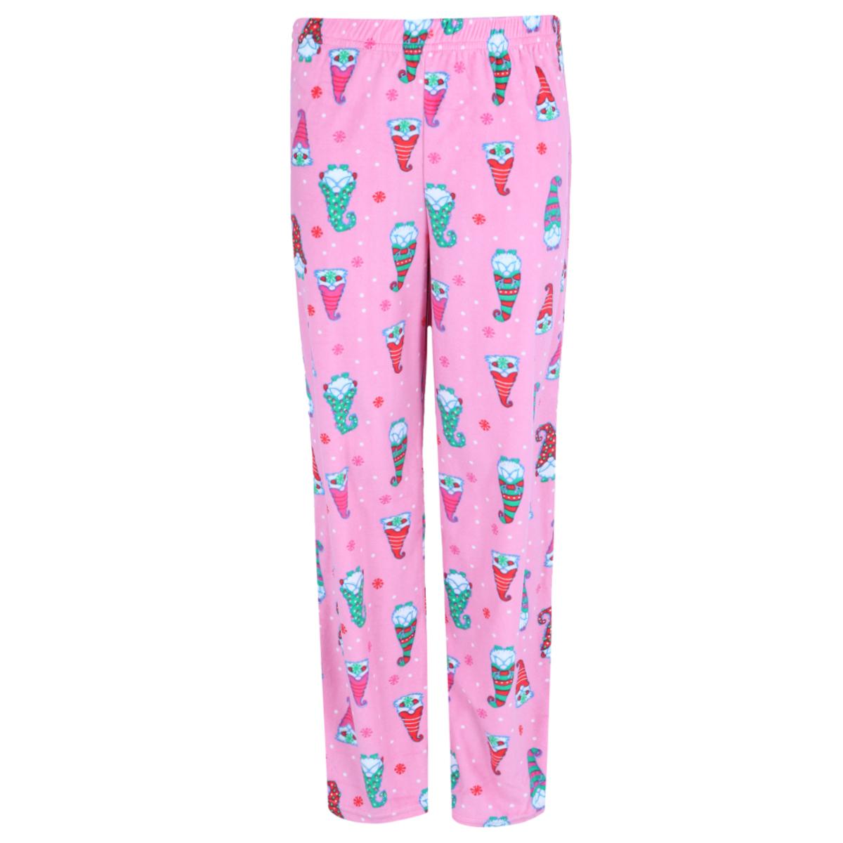 Rene Rofe Toddler Girls Gnome Velour Button Down Long Sleeve PJ Set - Picture 5 of 14