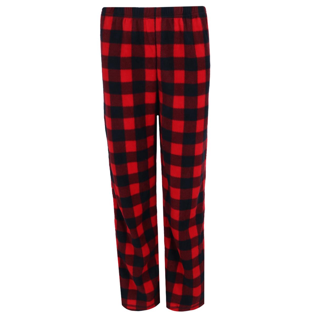 Rene Rofe Boys Buffalo Plaid 3pc Henley Long Sleeve Pajama Set - Picture 6 of 12