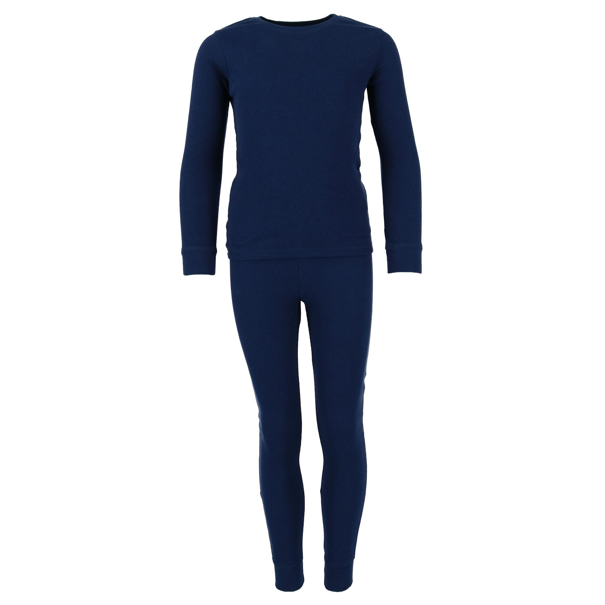Only Boys Toddler Waffle Thermal Long Underwear 2-Piece Set - Picture 11 of 14