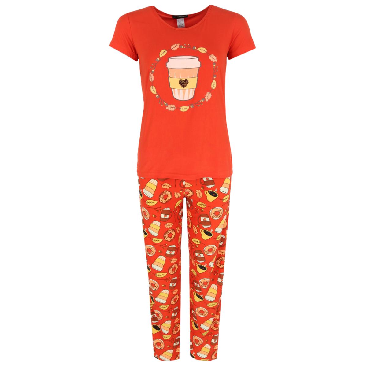 Not a Morning Person Women's Plus Spice Short Sleeve PJ