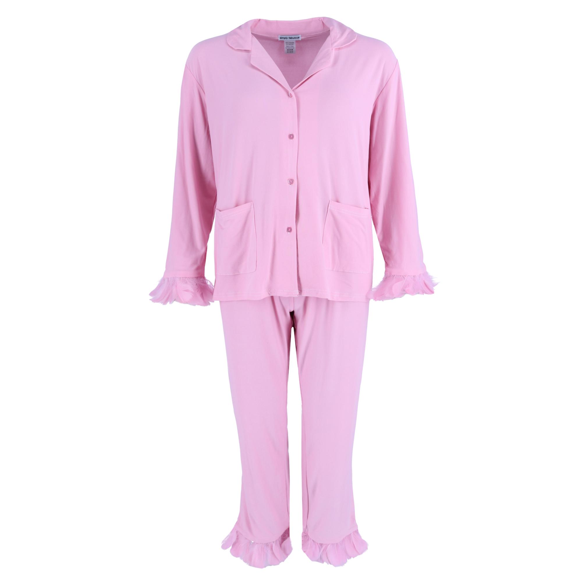 Simply Fabulous Women's Plus Set with Feathers