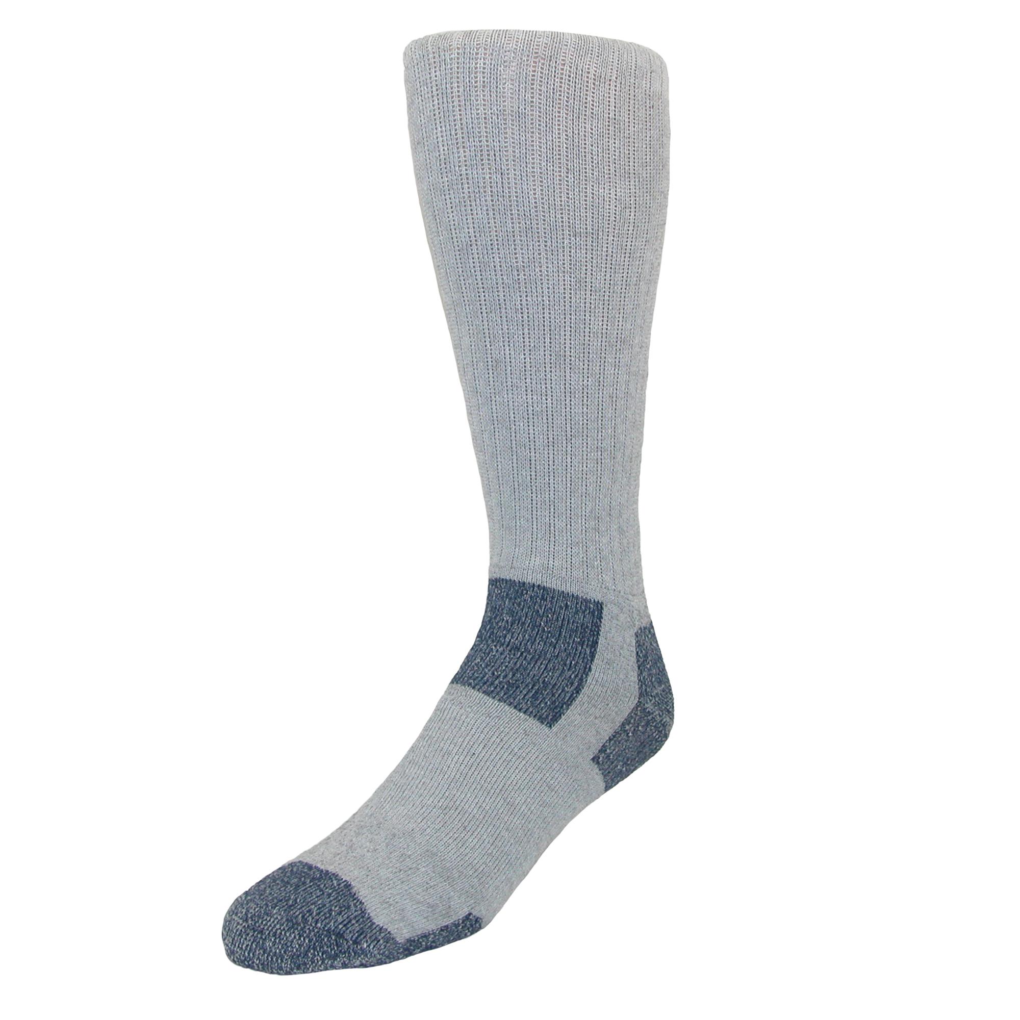 Jefferies Socks Men's Steel Toe Boot Work Socks (2 Pair Pack)