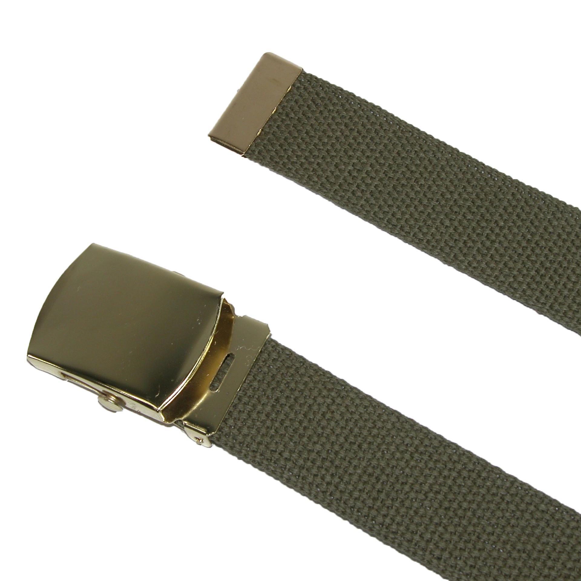 CTM Kid's Cotton Belt with Brass Military Buckle (Pack of 2 Colors) - Picture 15 of 31