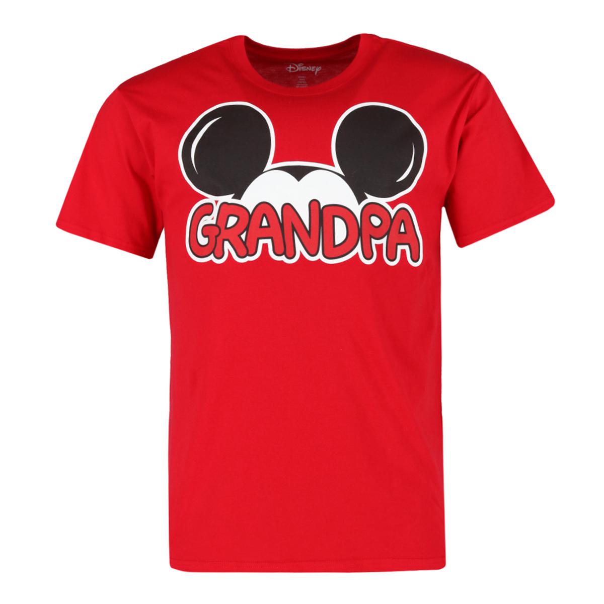 Jerry Leigh Men's Big and Tall Mickey Mouse Grandpa Family T-Shirt - Picture 3 of 4