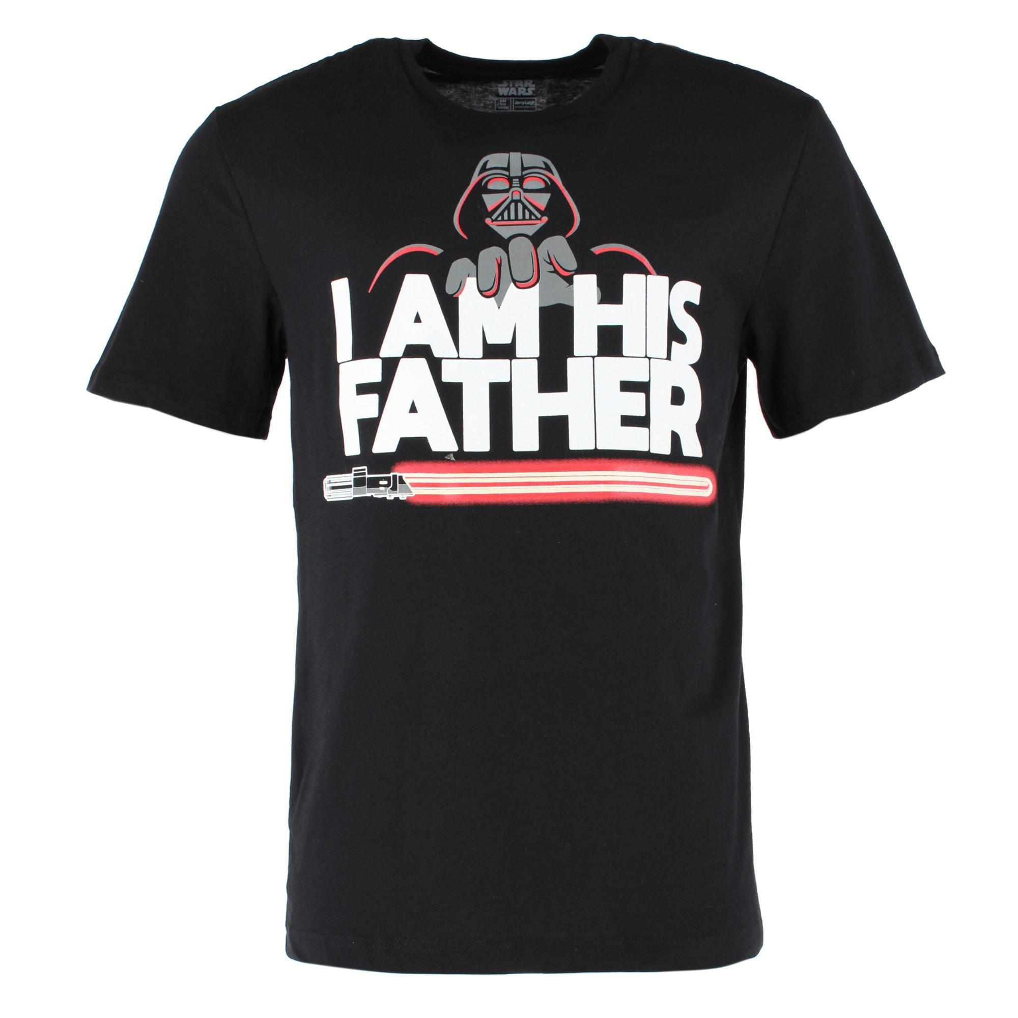 Jerry Leigh Men’s Star Wars I Am His Father Glow T-Shirt