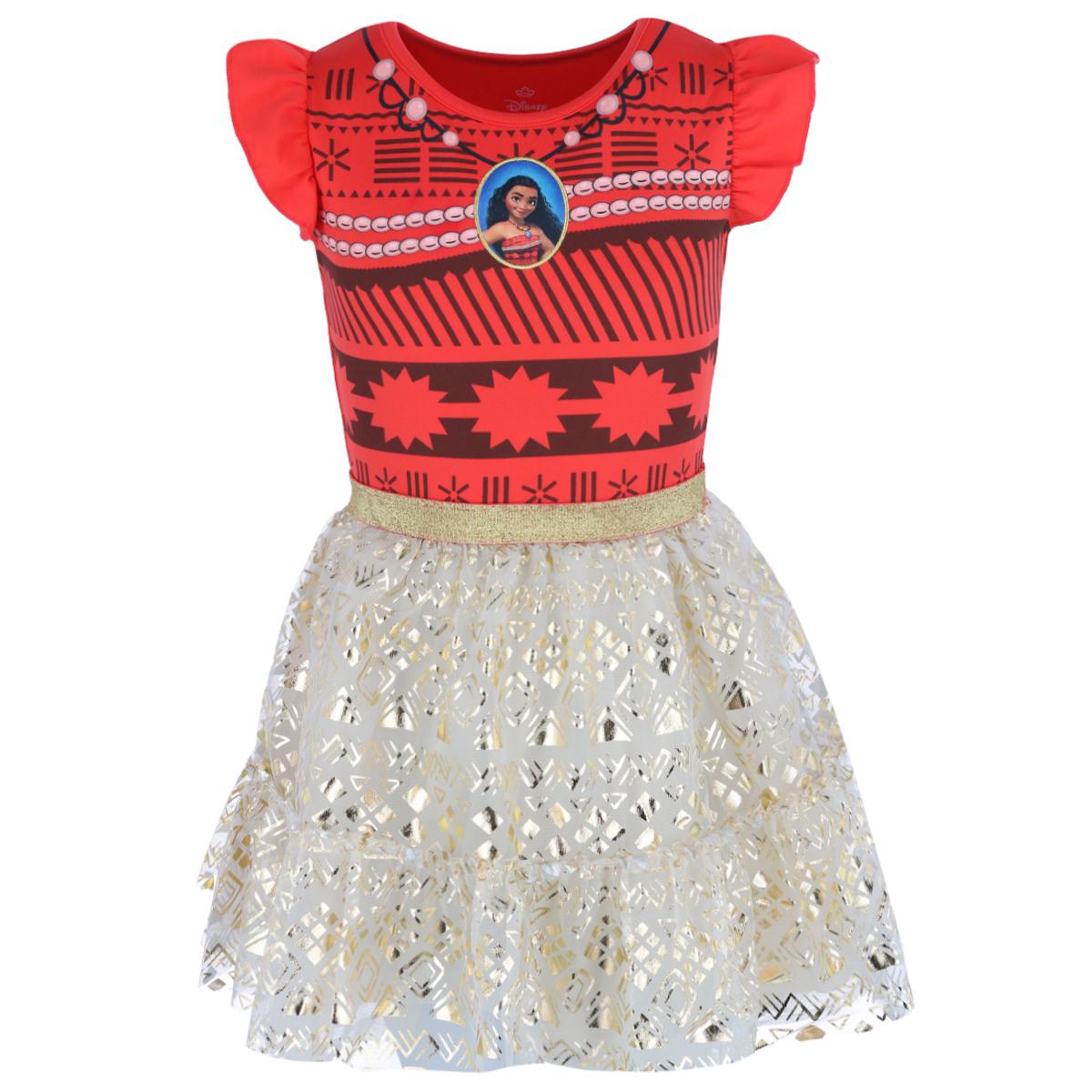 Jerry Leigh Toddler Girl's Disney Moana Princess Cosplay Tutu Dress - Picture 3 of 8