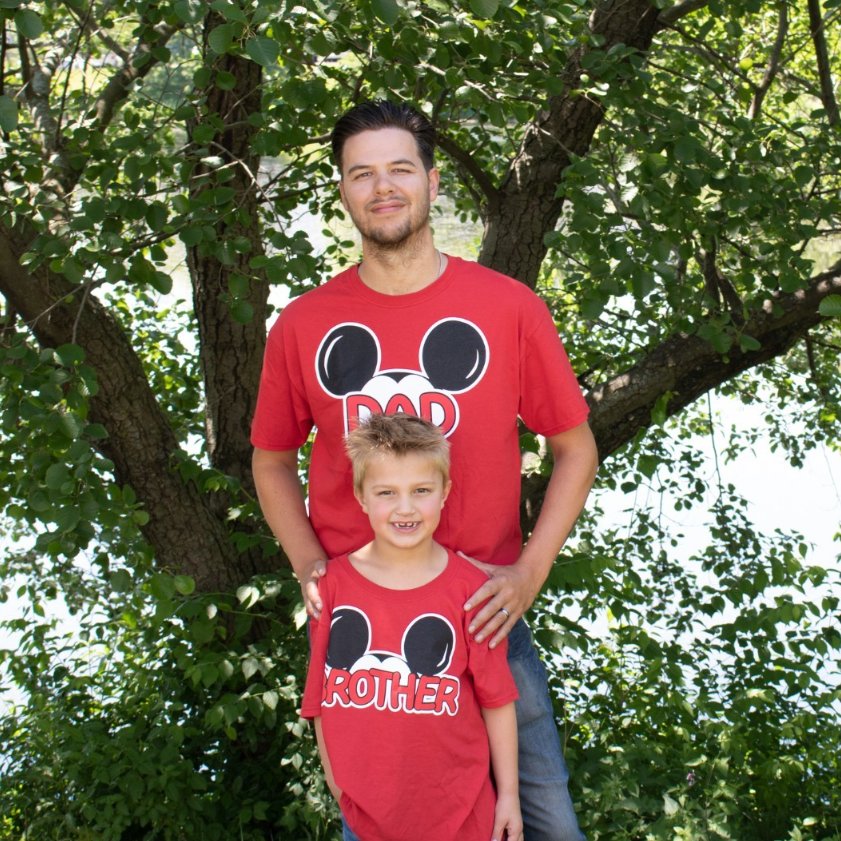 Jerry Leigh Disney Boy's Brother Mickey Mouse Family T-Shirt - Picture 5 of 11