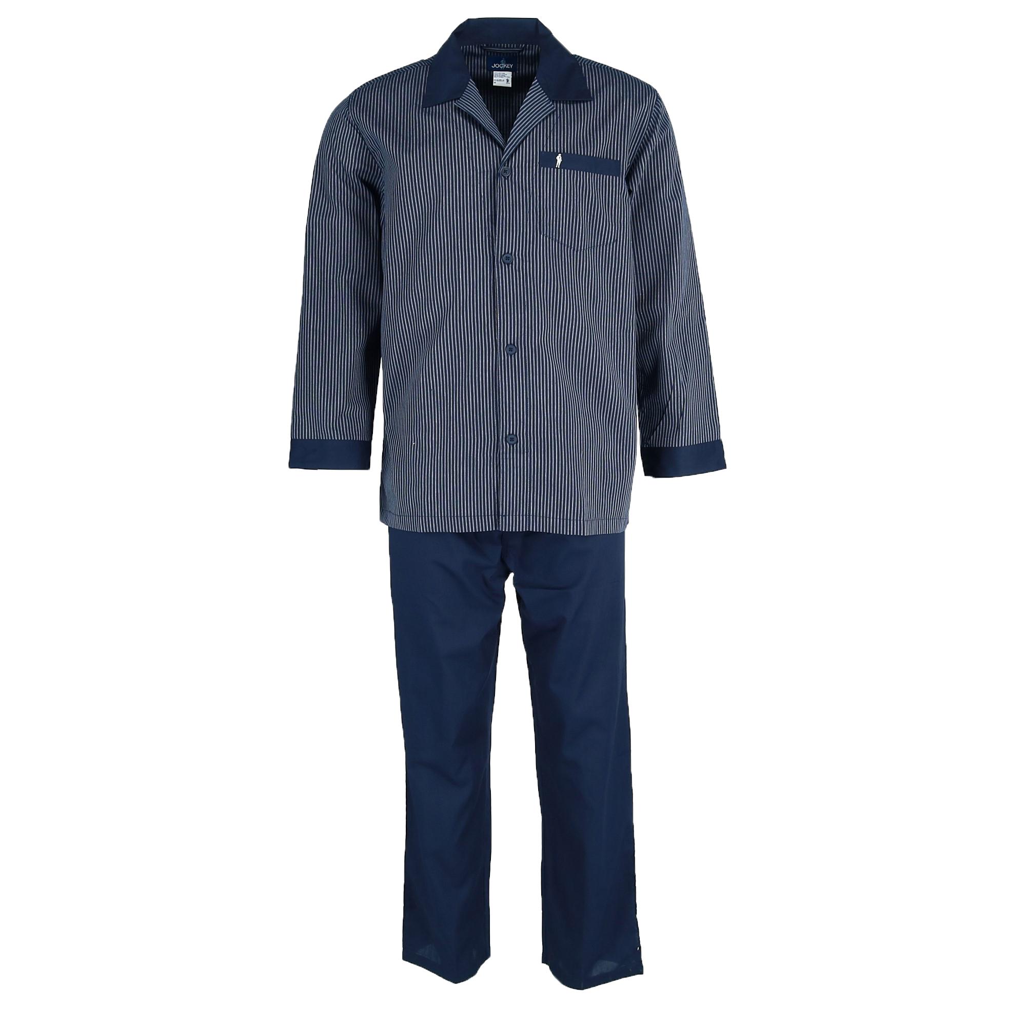 New Jockey Men/'s Long Sleeve Long Pant Pajama Set