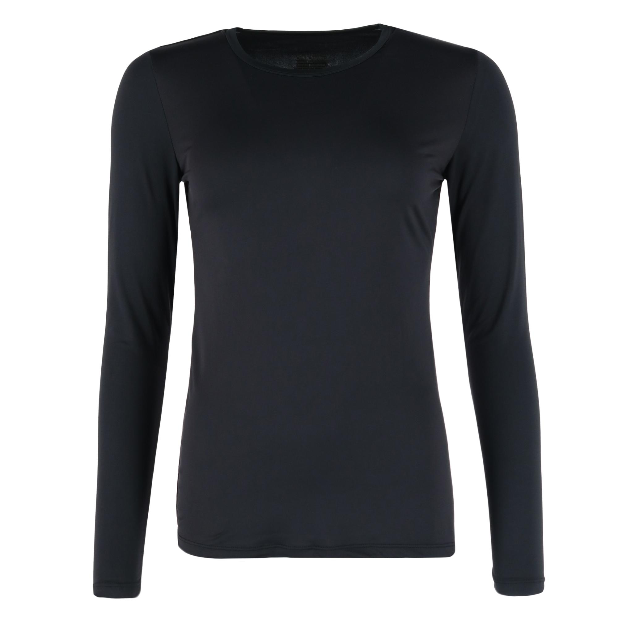 Cuddl Duds Women's Plus Size Stretch Microfiber Long Sleeve Thermal