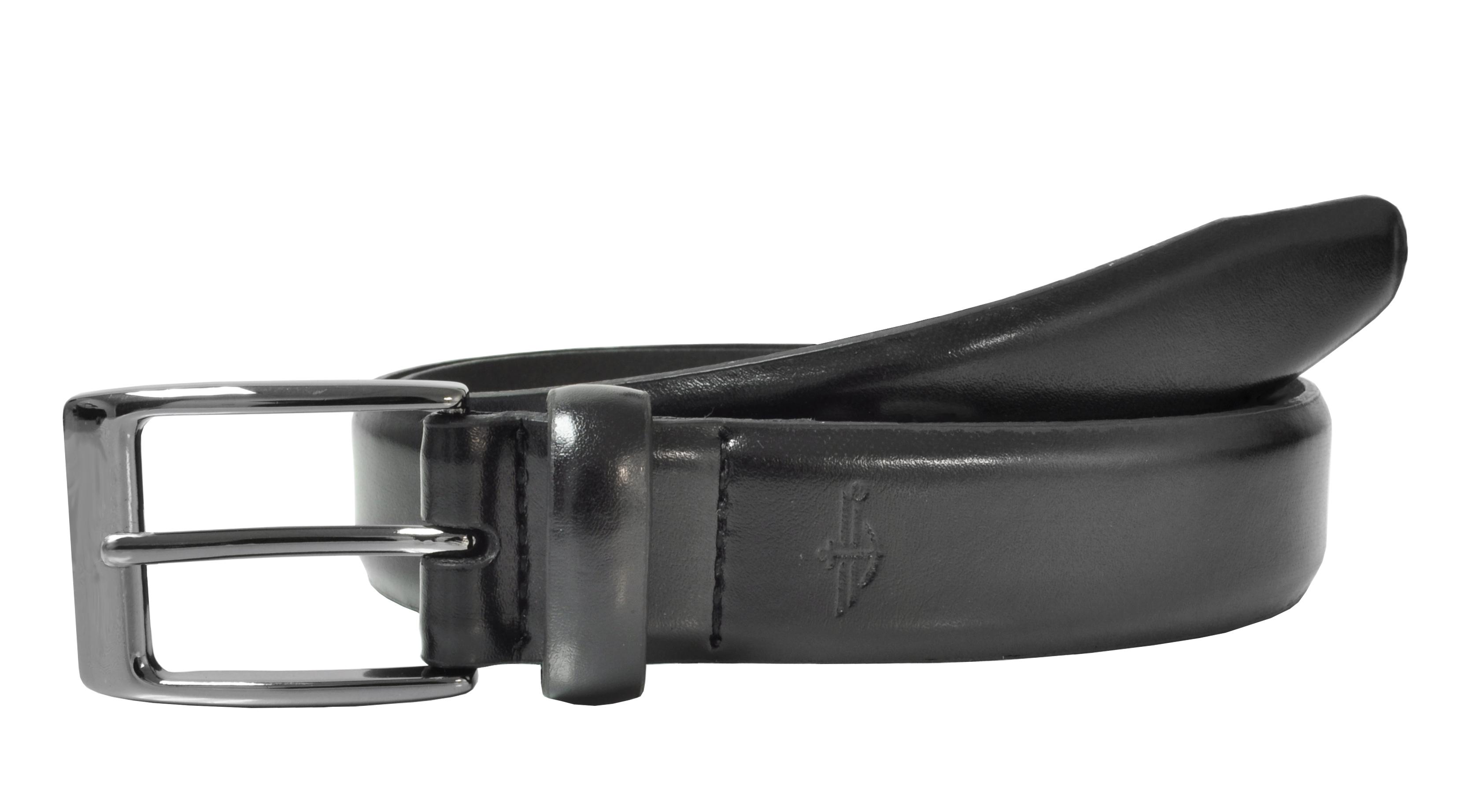 Dockers Men's Big & Tall 1 1/4 Inch Leather Feather Edge Dress Belt