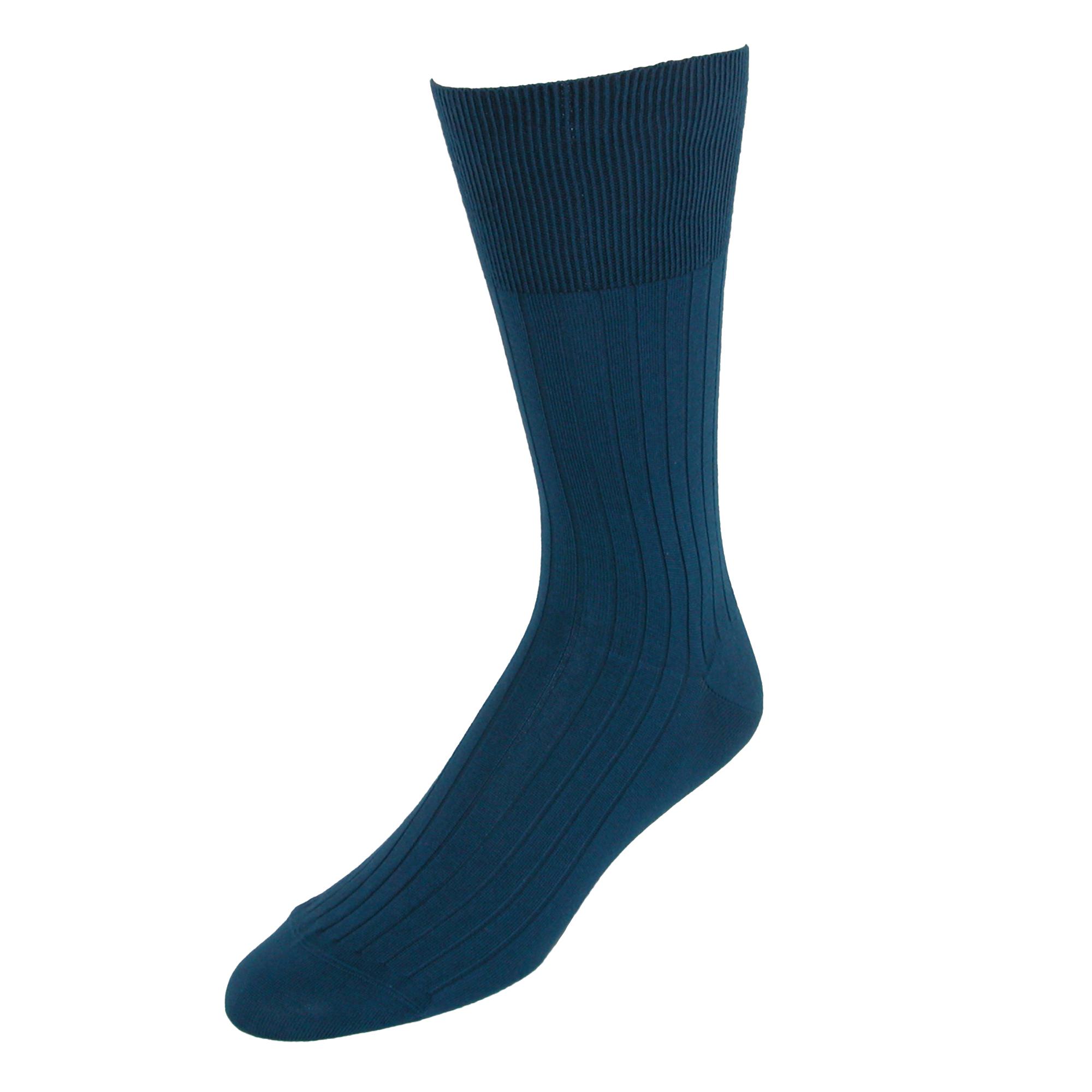 Marcoliani Men's Ribbed Dress Code Trouser Socks