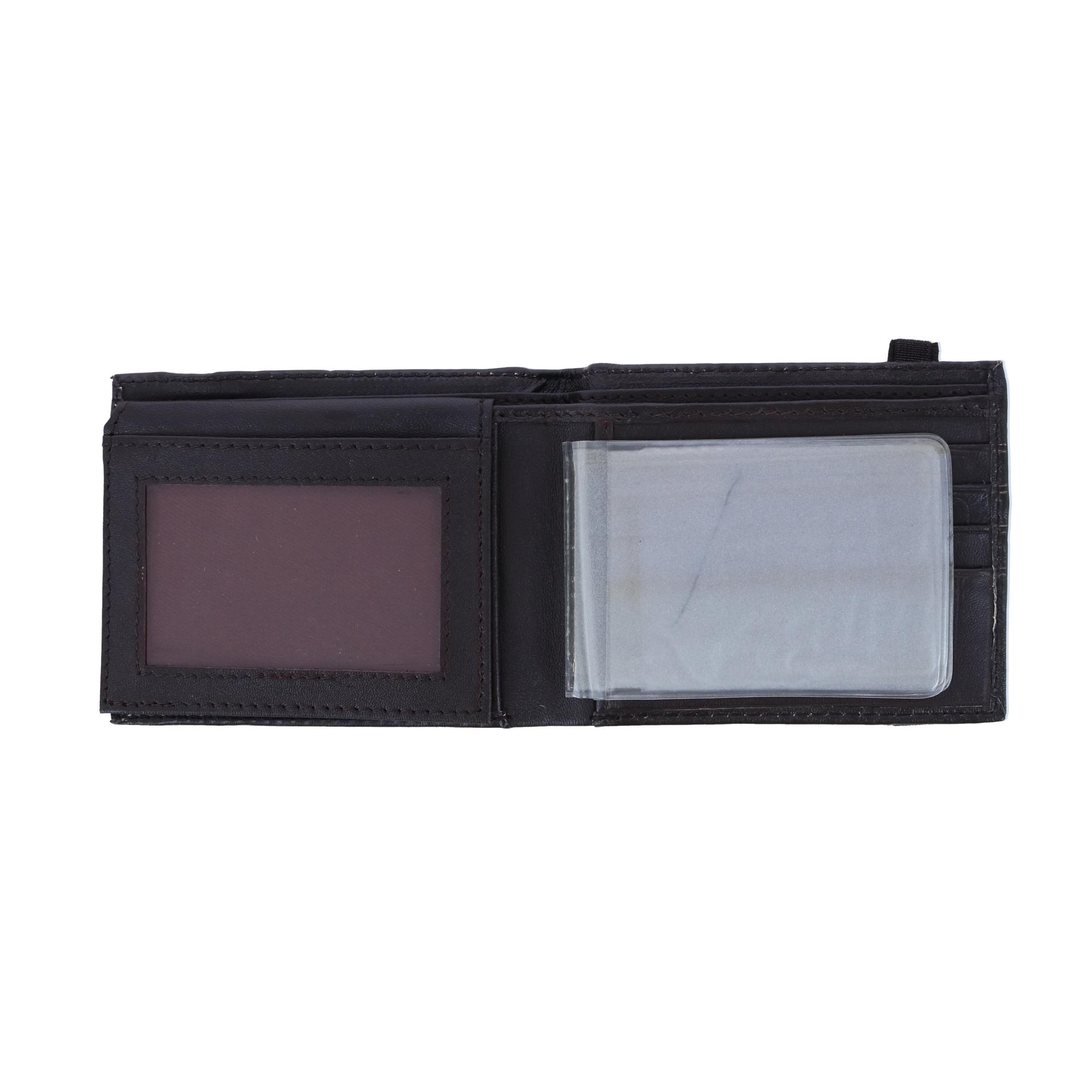 CTM Men's Bifold Wallet with Elastic Keeper Strap - Picture 9 of 9