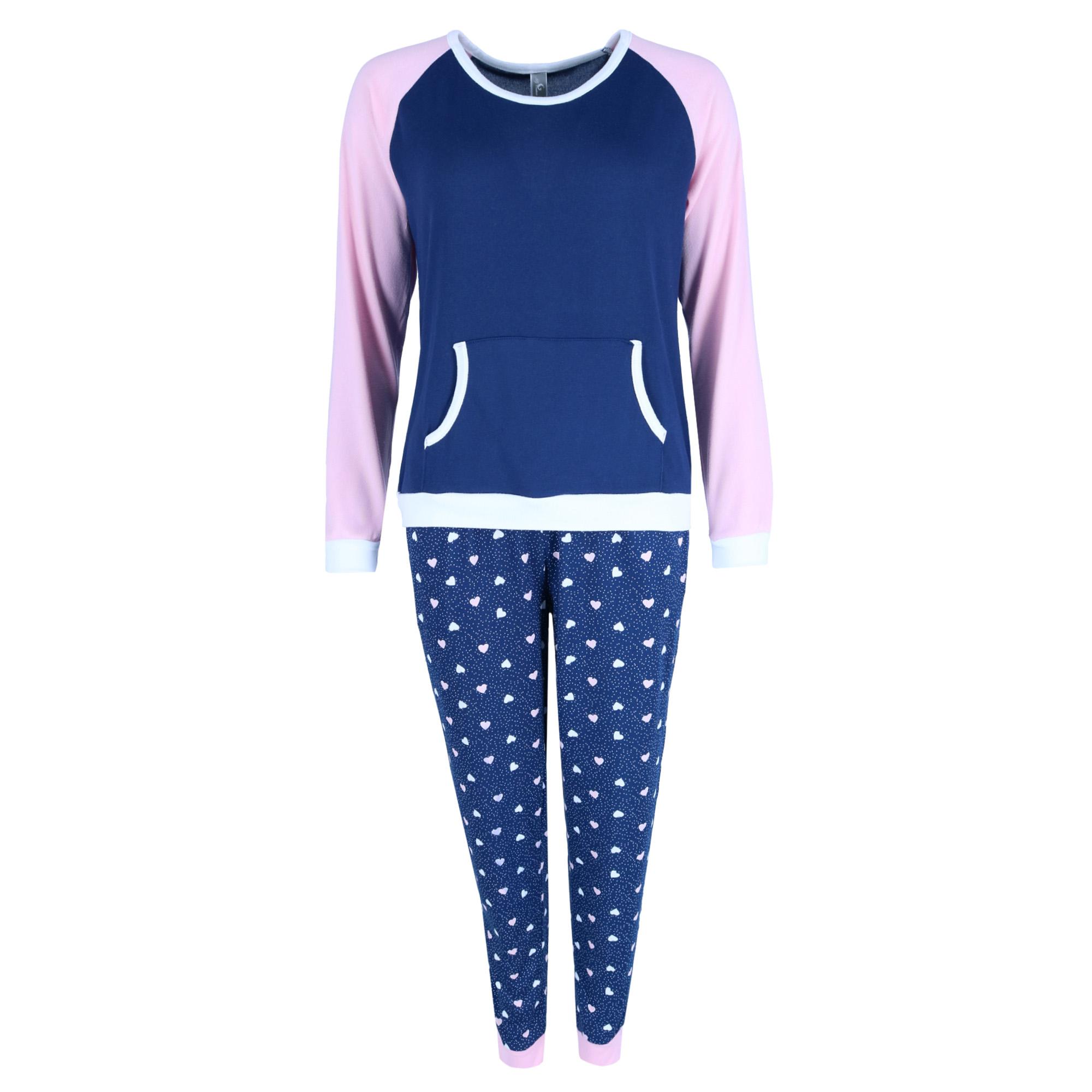 PJ Couture Women's Plus Print Jogger PJ Set