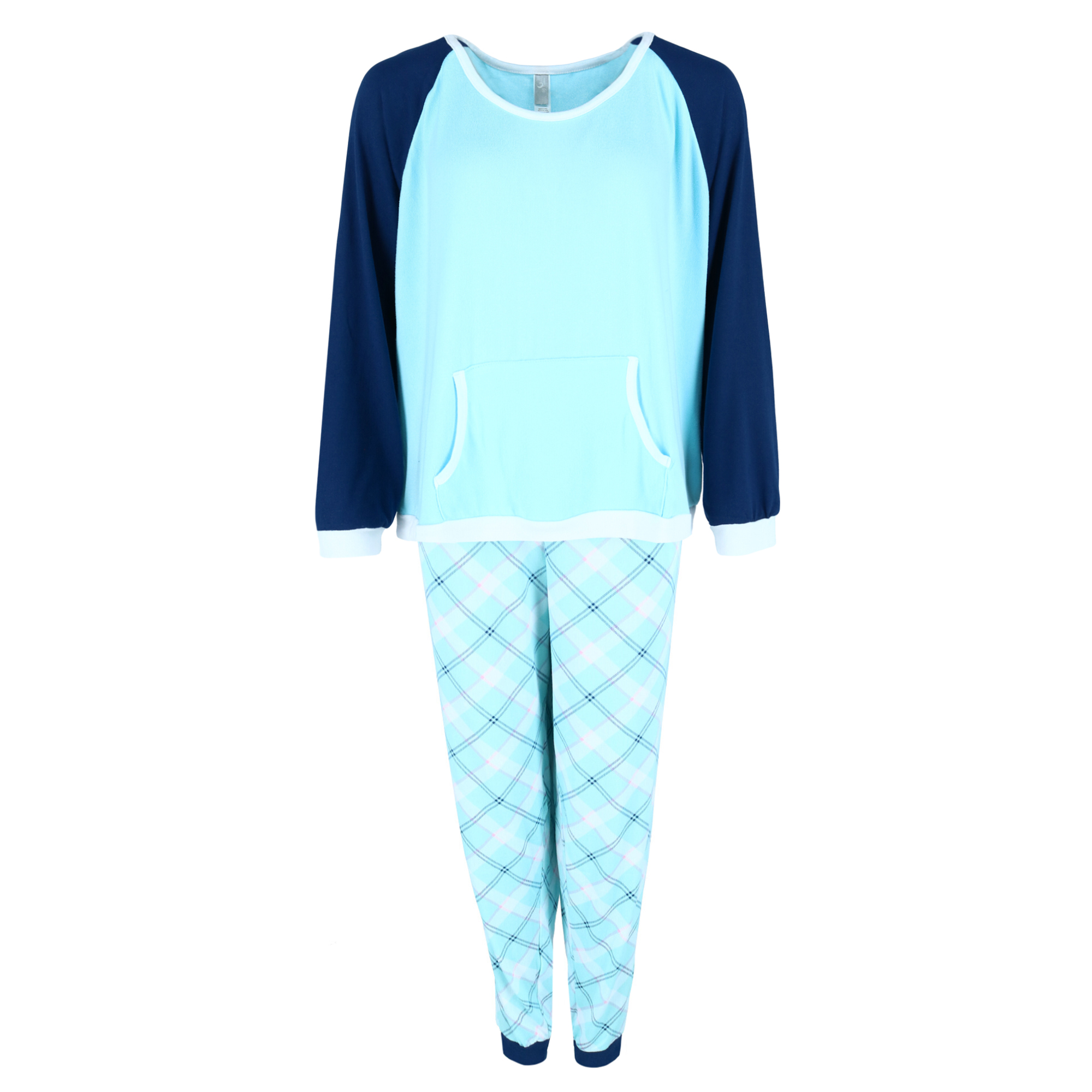 PJ Couture Women's Plus Jogger and Raglan Top Long