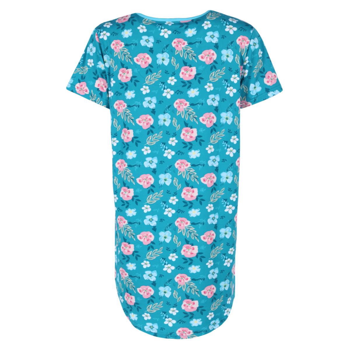 PJ Couture Women's Tropical Floral Sleep Shirt - Picture 4 of 10
