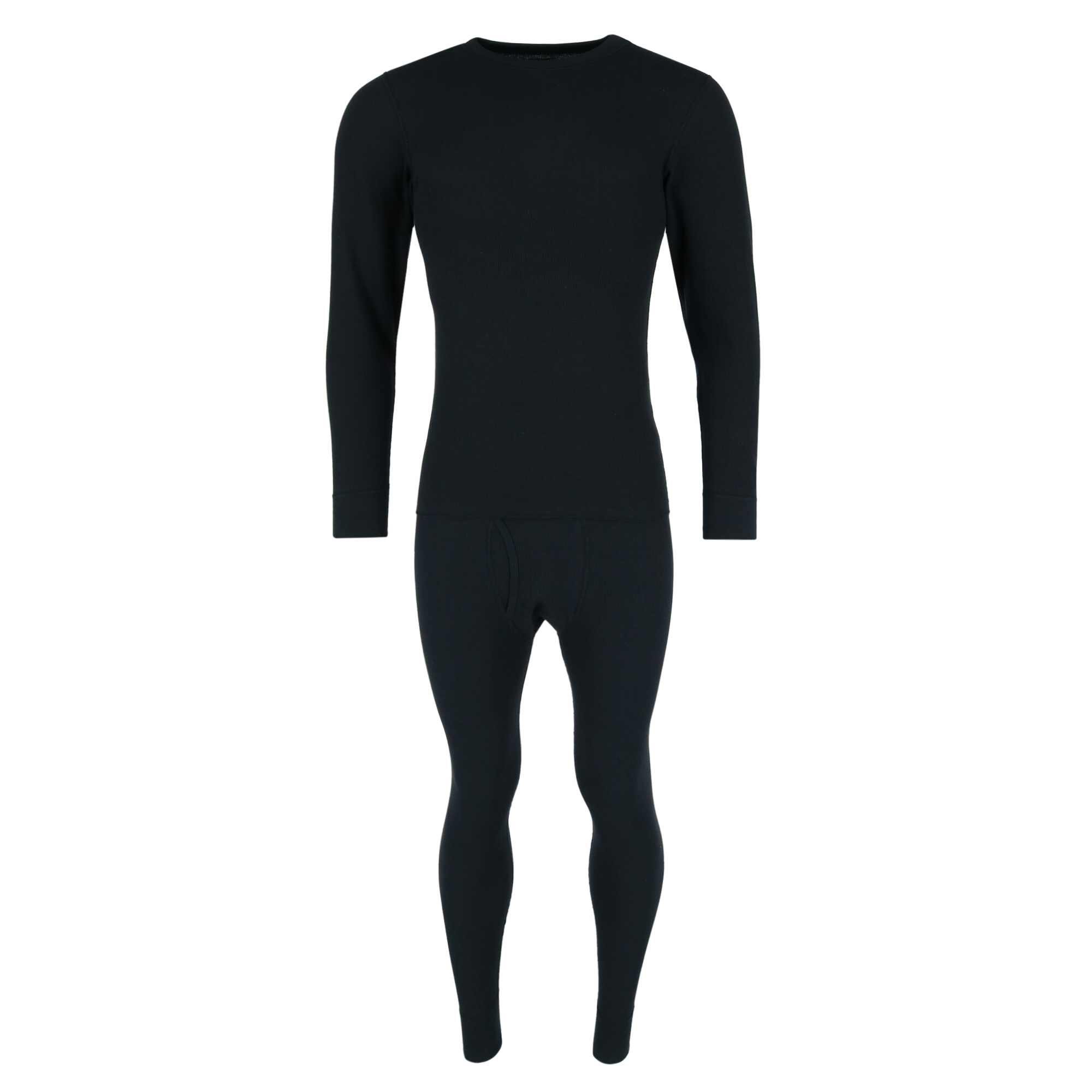 Hanes Men's Waffle Weave Thermal Long Underwear Top and Bottom Set