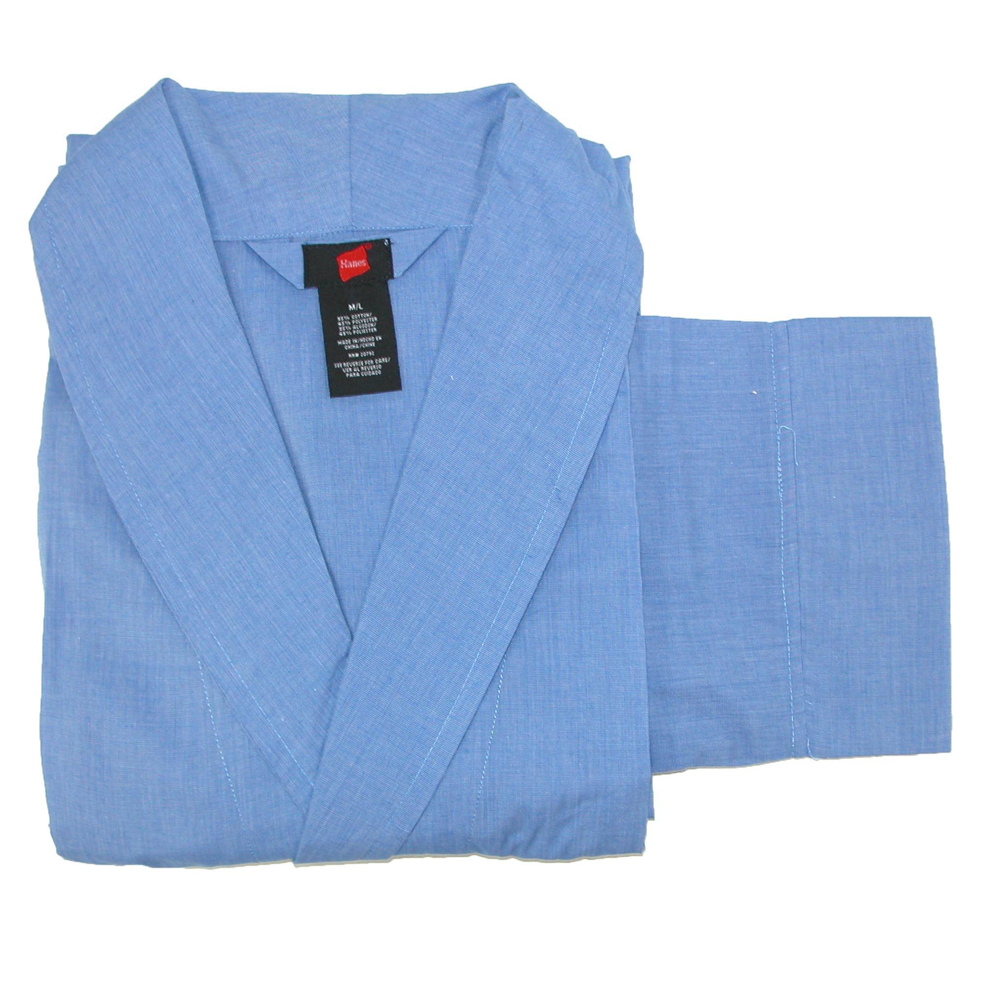 Hanes Men's Lightweight Woven Robe Tall Sizes - Picture 7 of 7