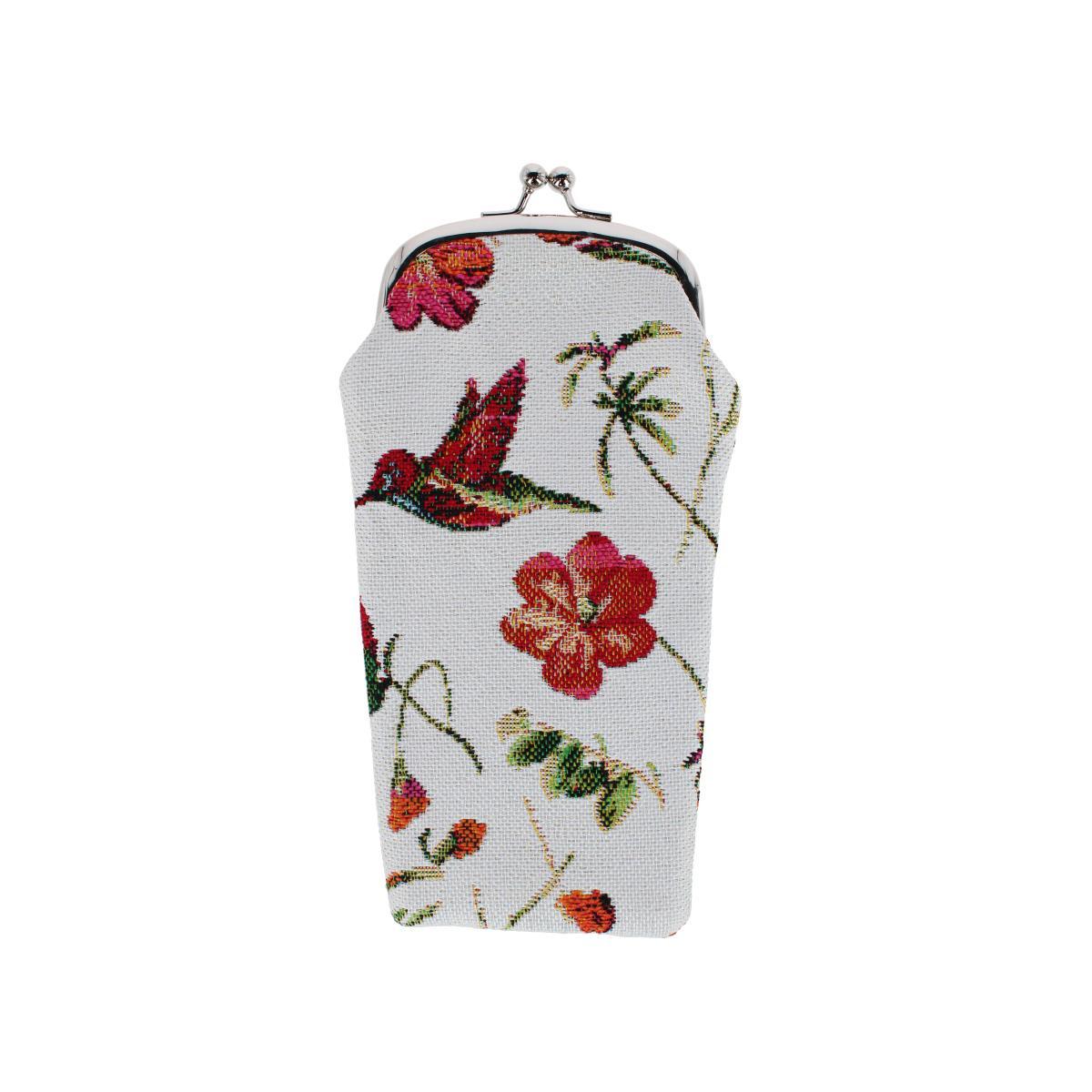 CTM Womens Hummingbird Print Tapestry Glasses Case - 14$