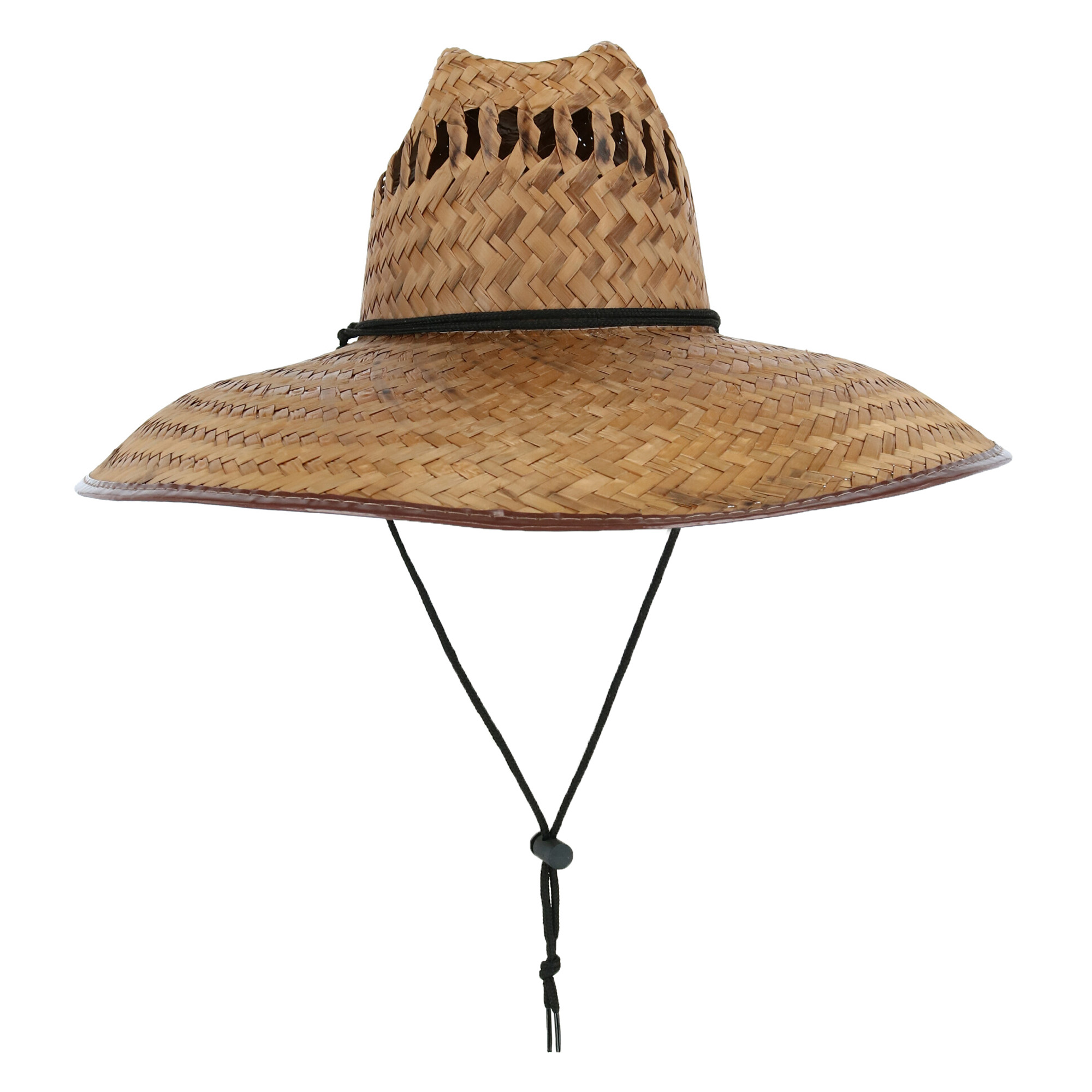 CTM Girls Straw Braided Trim Cowgirl Western Hat
