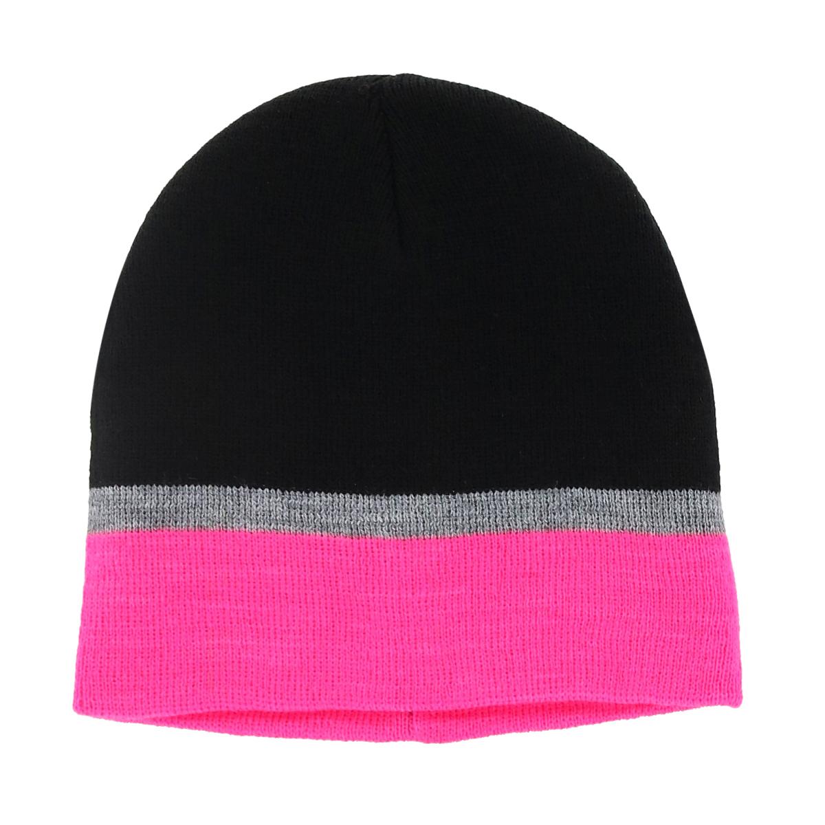 Polar Wear Girl's 3-6 Color Block Winter Beanie Scarf and Gloves Set - Picture 12 of 17