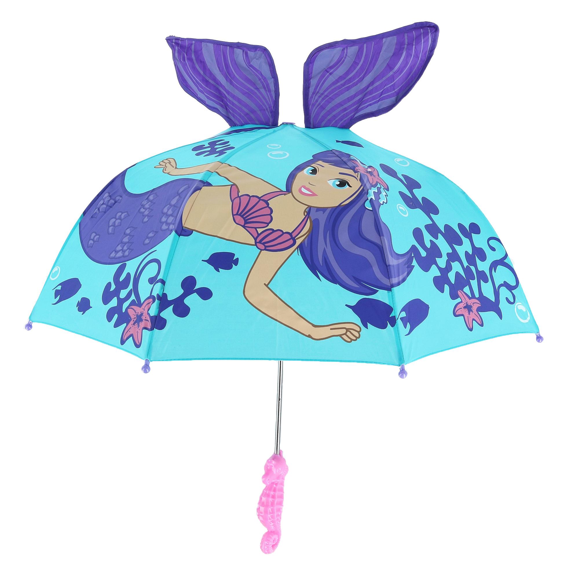 Rhode Island Novelty 30 Inch Child Sized Mermaid Umbrella