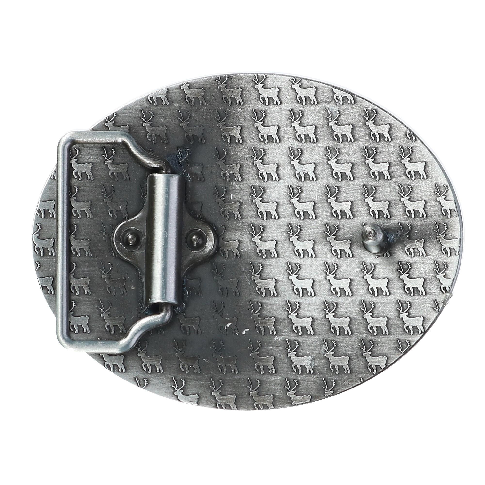 CTM Scenic Elk Belt Buckle - Picture 5 of 6