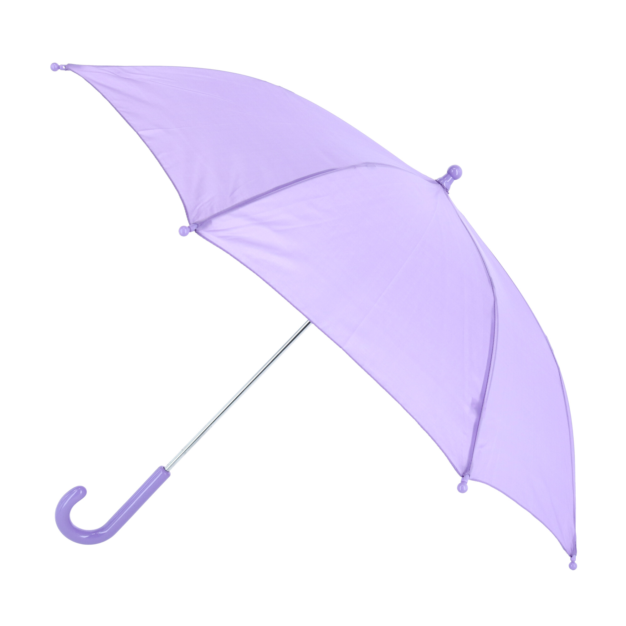 iRain Kid's Solid Color Stick Umbrella with Hook Handle - Picture 8 of 13