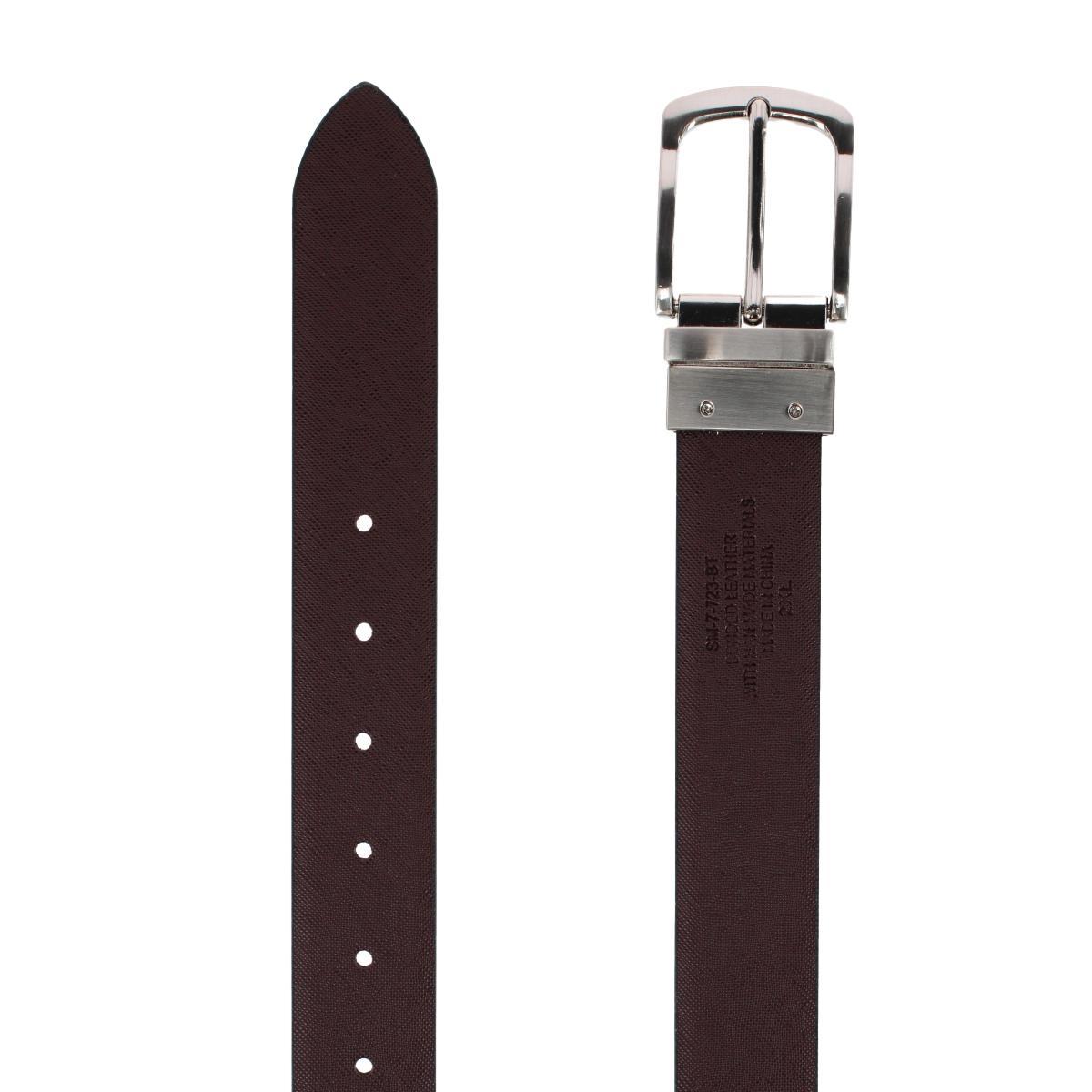 Stone Mountain Men's Big & Tall Reversible Saffiano Leather Belt