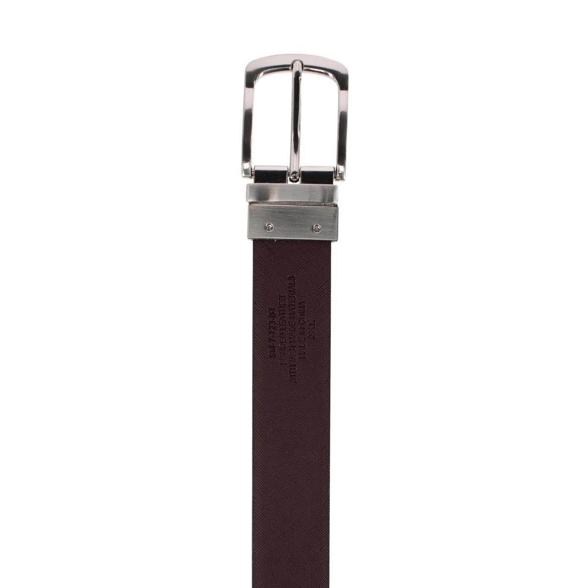 Stone Mountain Men's Big & Tall Reversible Saffiano Leather Belt