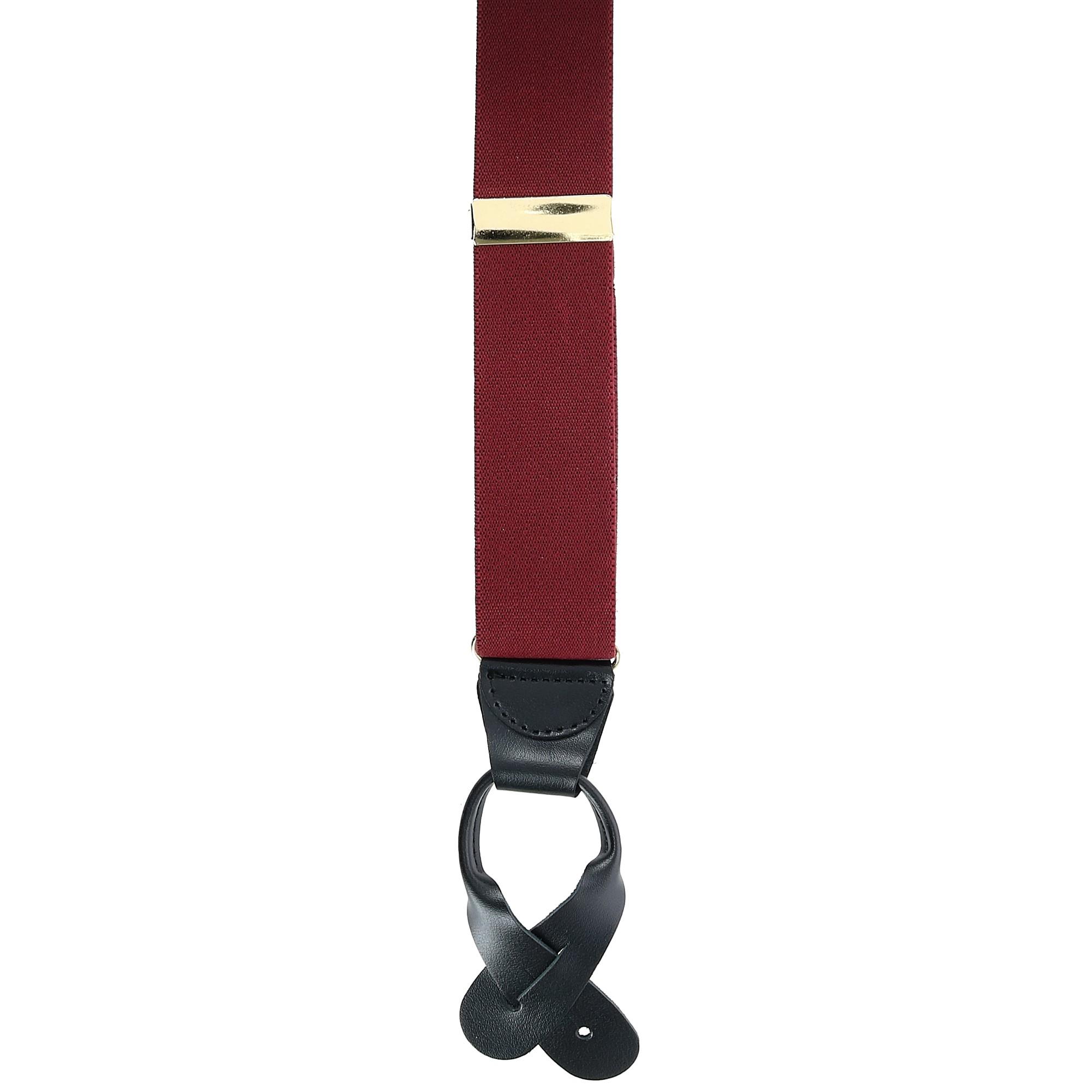CTM Men's Elastic Button End Suspenders - Picture 10 of 22
