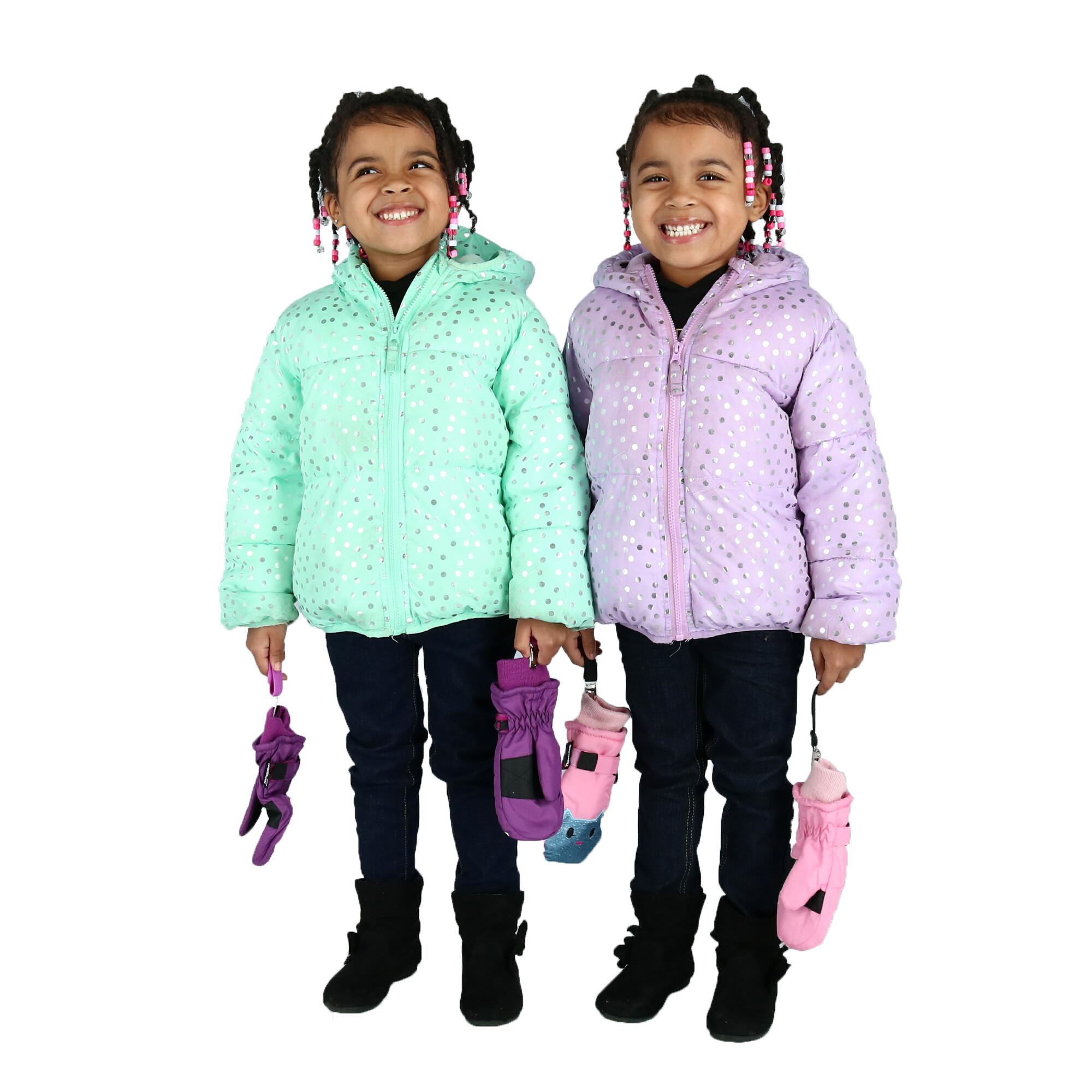 CTM Kids' Elastic 1/2 Inch One Piece Adjustable Mitten Clips - Picture 8 of 12