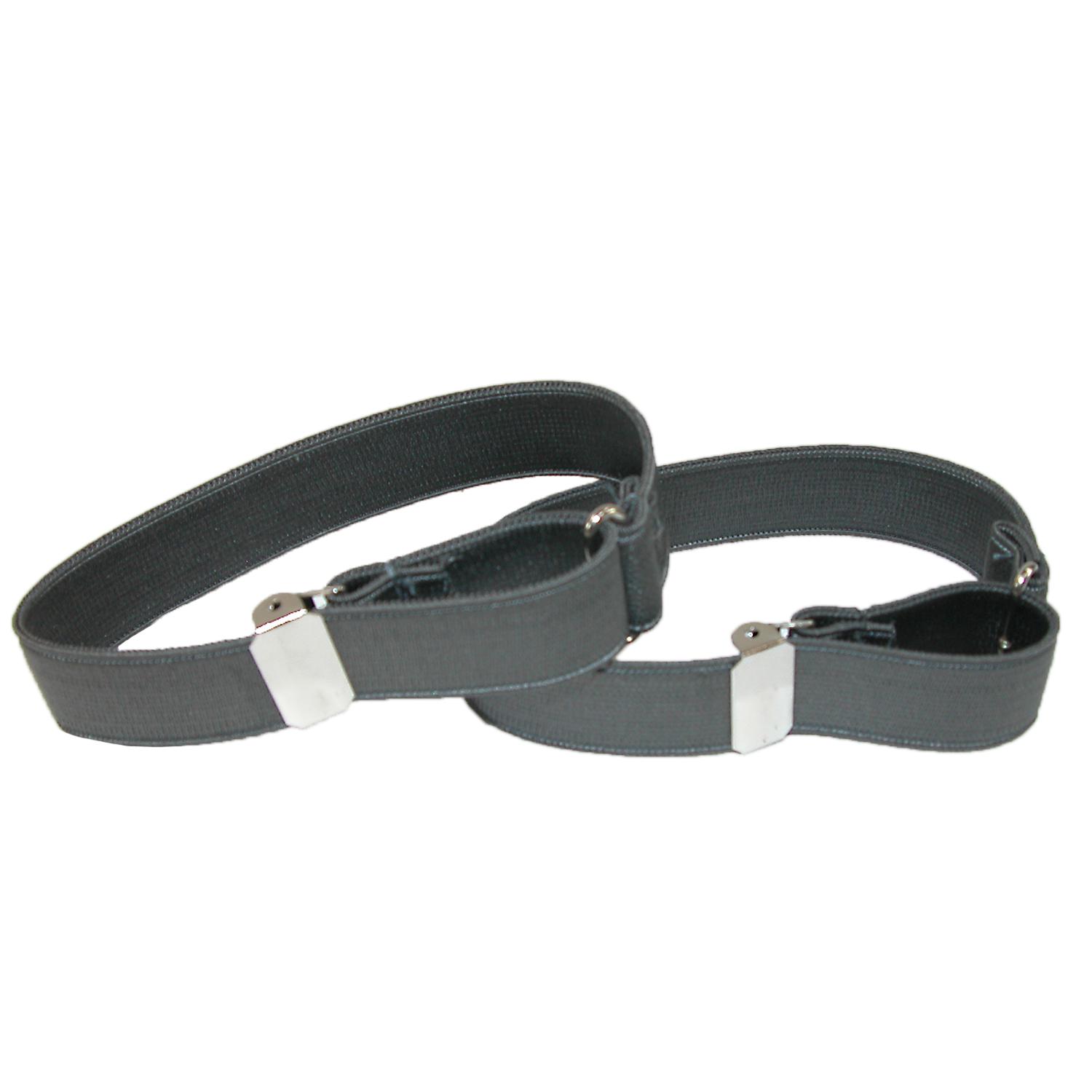 New CTM Satin Elastic Solid Color Adjustable Armband Sleeve Garter - Picture 5 of 5