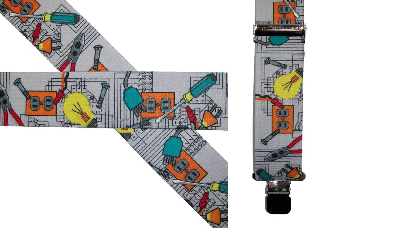 Suspenders 2/"x48/" FULLY Elastic Tradesman Painter NEW