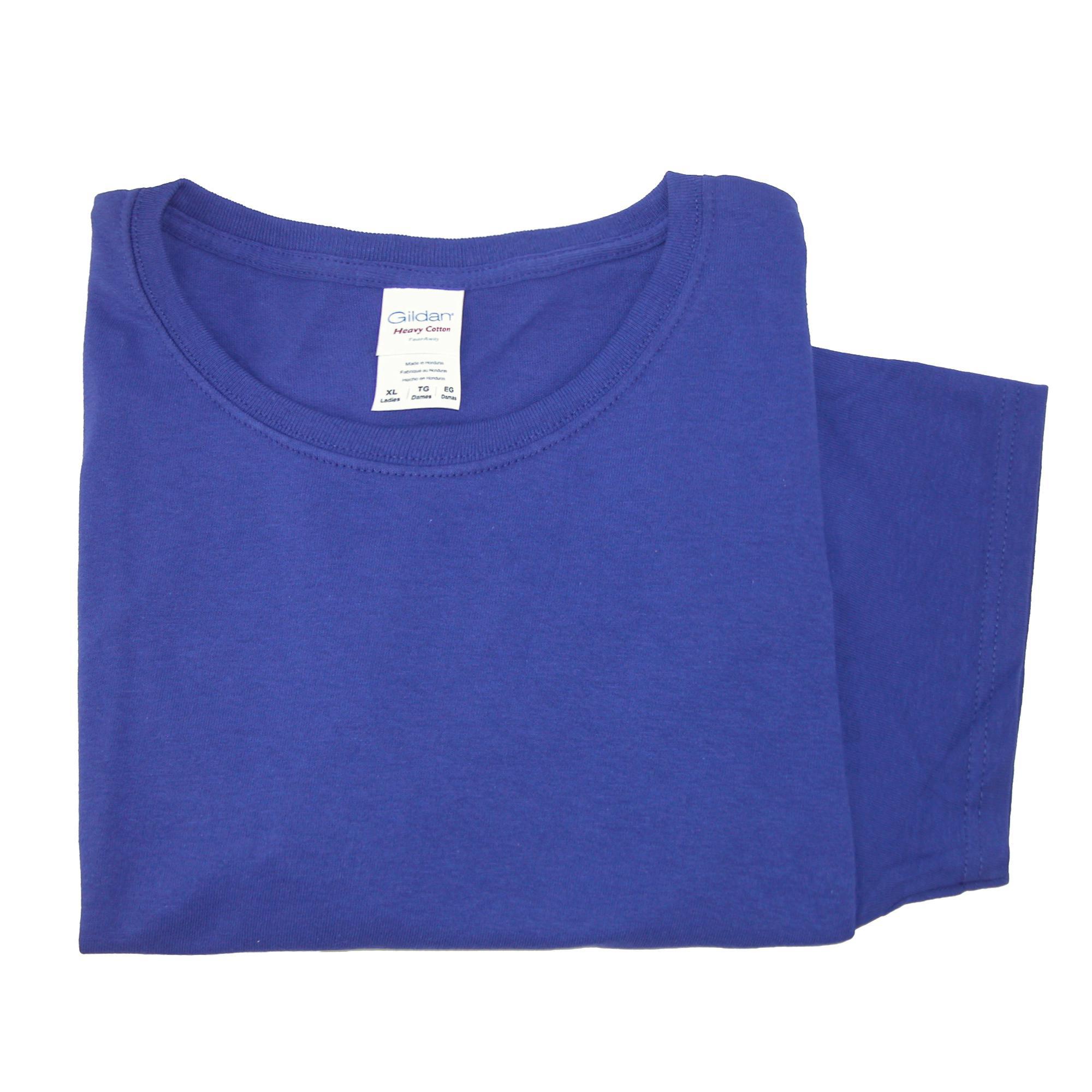 Gildan Women Cotton Crew Neck T Shirt - Picture 10 of 14