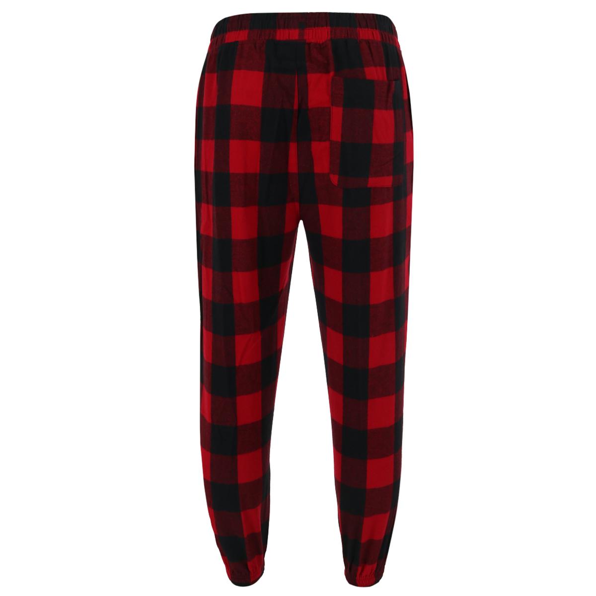CTM Men's Flannel Plaid Jogger Pant - Picture 10 of 11