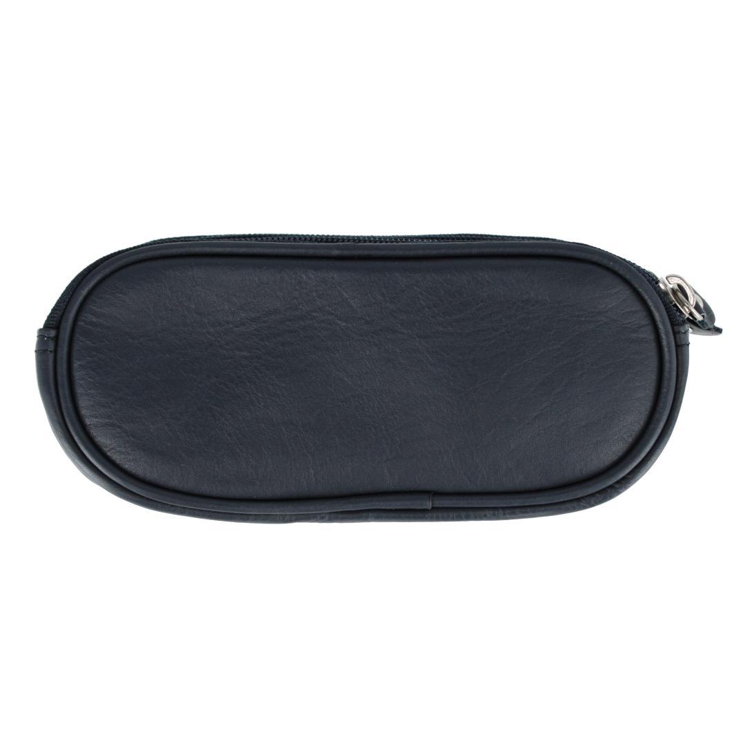 CTM Napa Leather Zip Around Double Eyeglass Case Holder - 16$