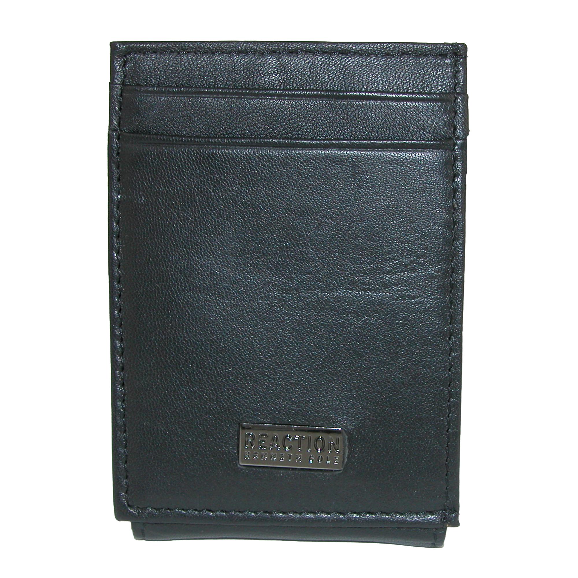 Kenneth Cole Men's Leather Magnetic Front Pocket Wallet with ID
