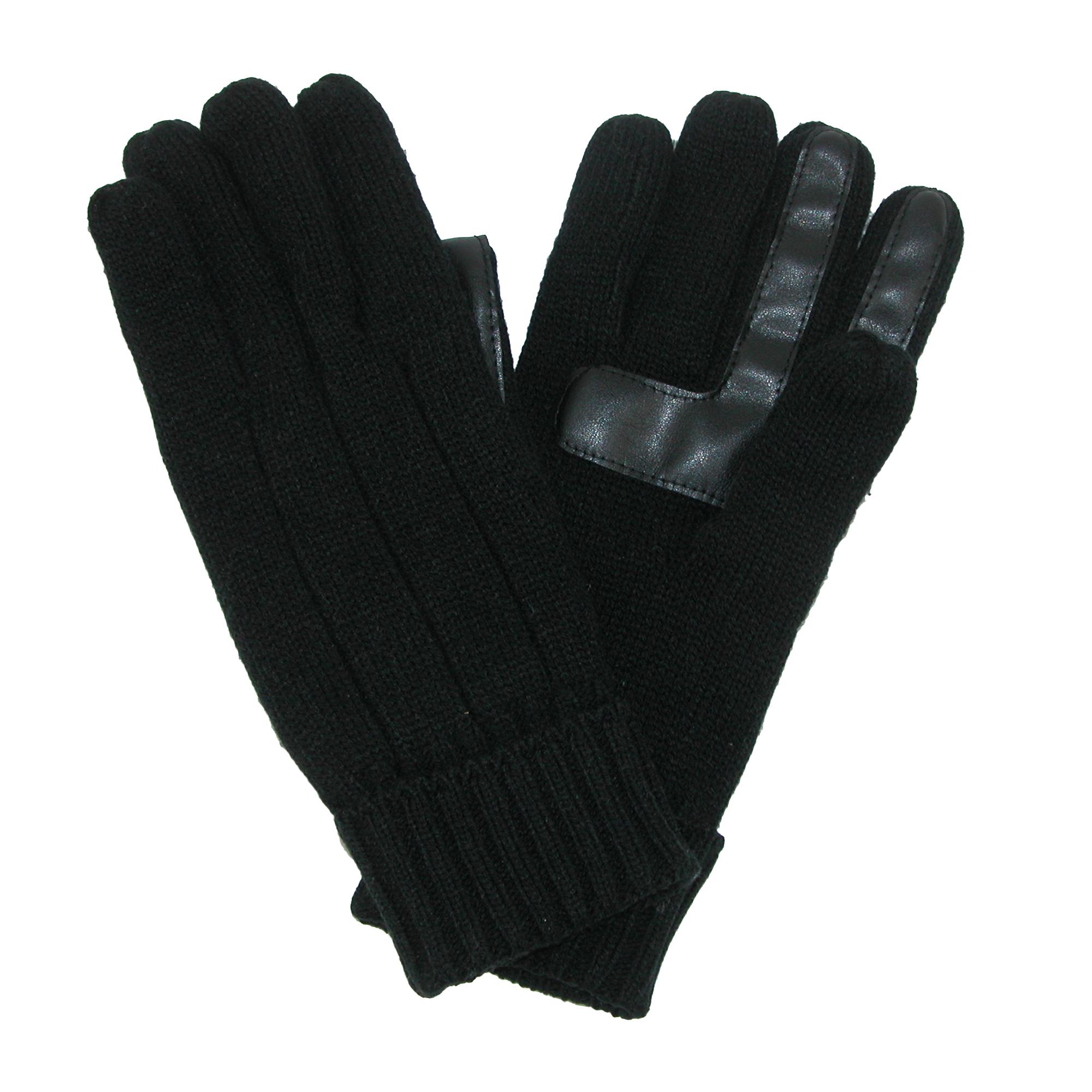 Isotoner Men's SmartDri Knit Smartouch Winter Glove