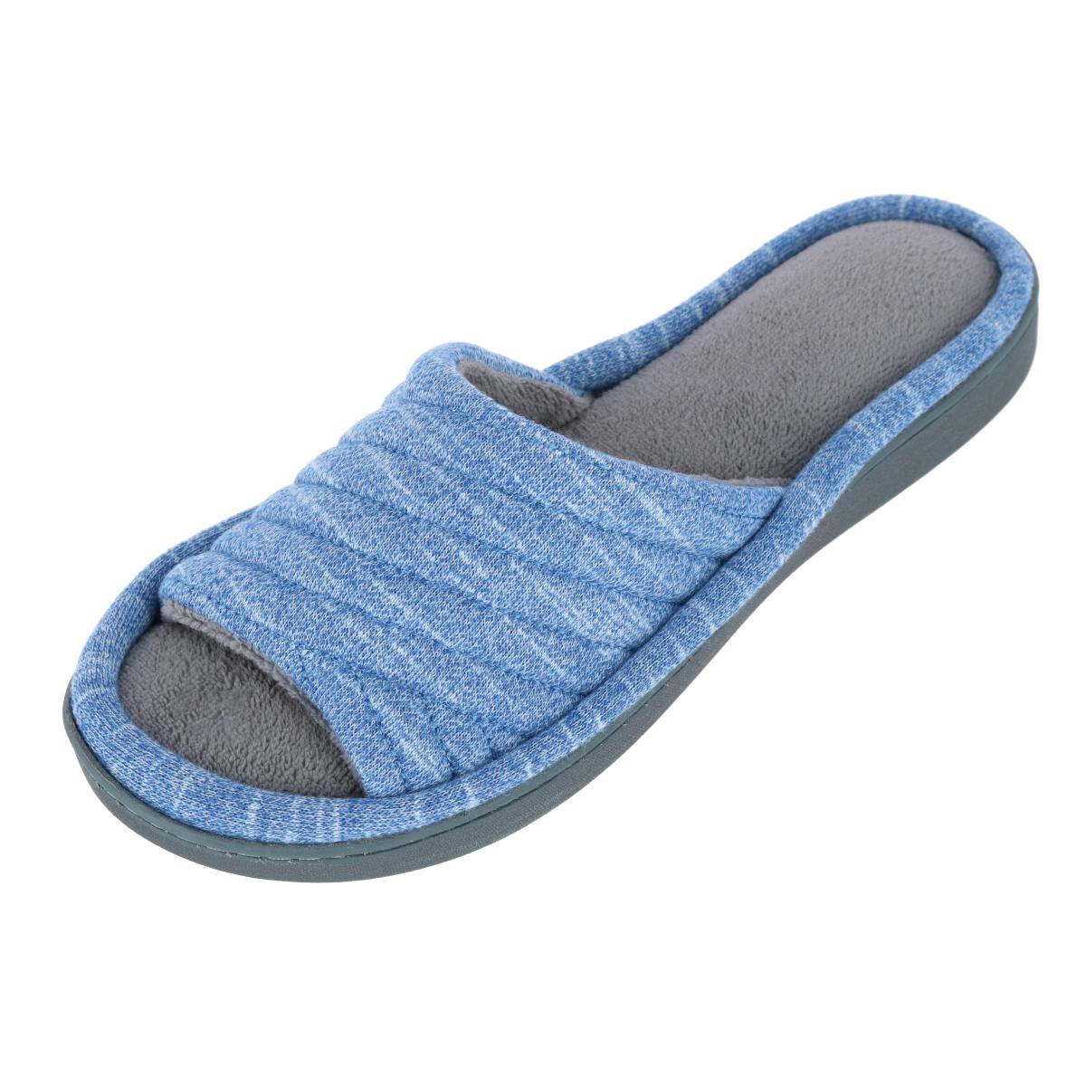 Isotoner Women's Space Dye Open Toe Andrea Slide Slipper - Picture 8 of 8