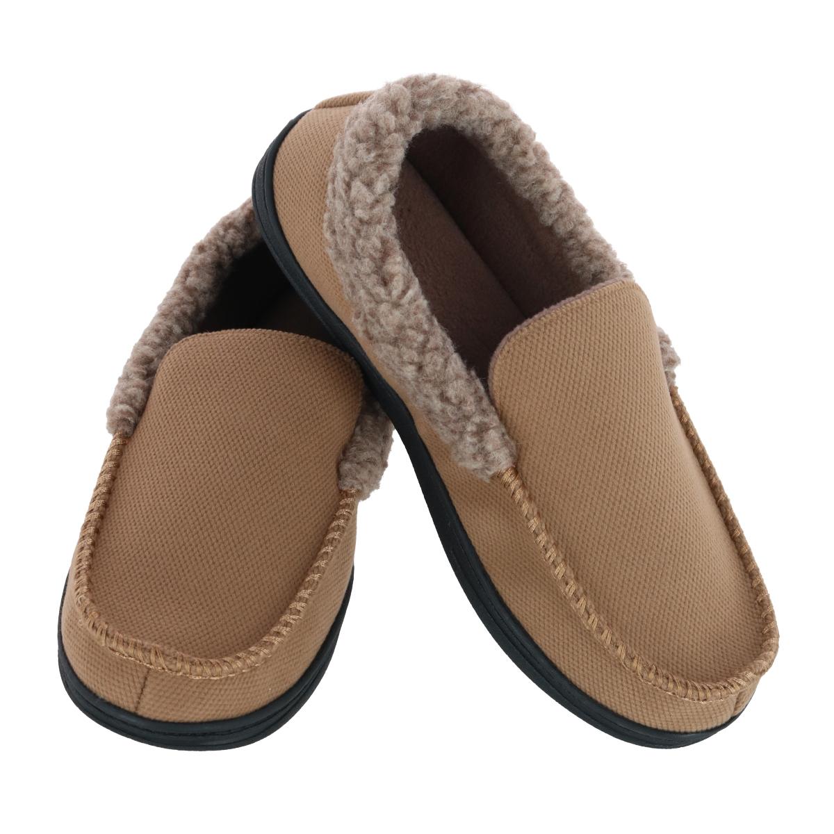 Isotoner Men's Brushed Knit Lewis Moccasin Slipper - Picture 4 of 11