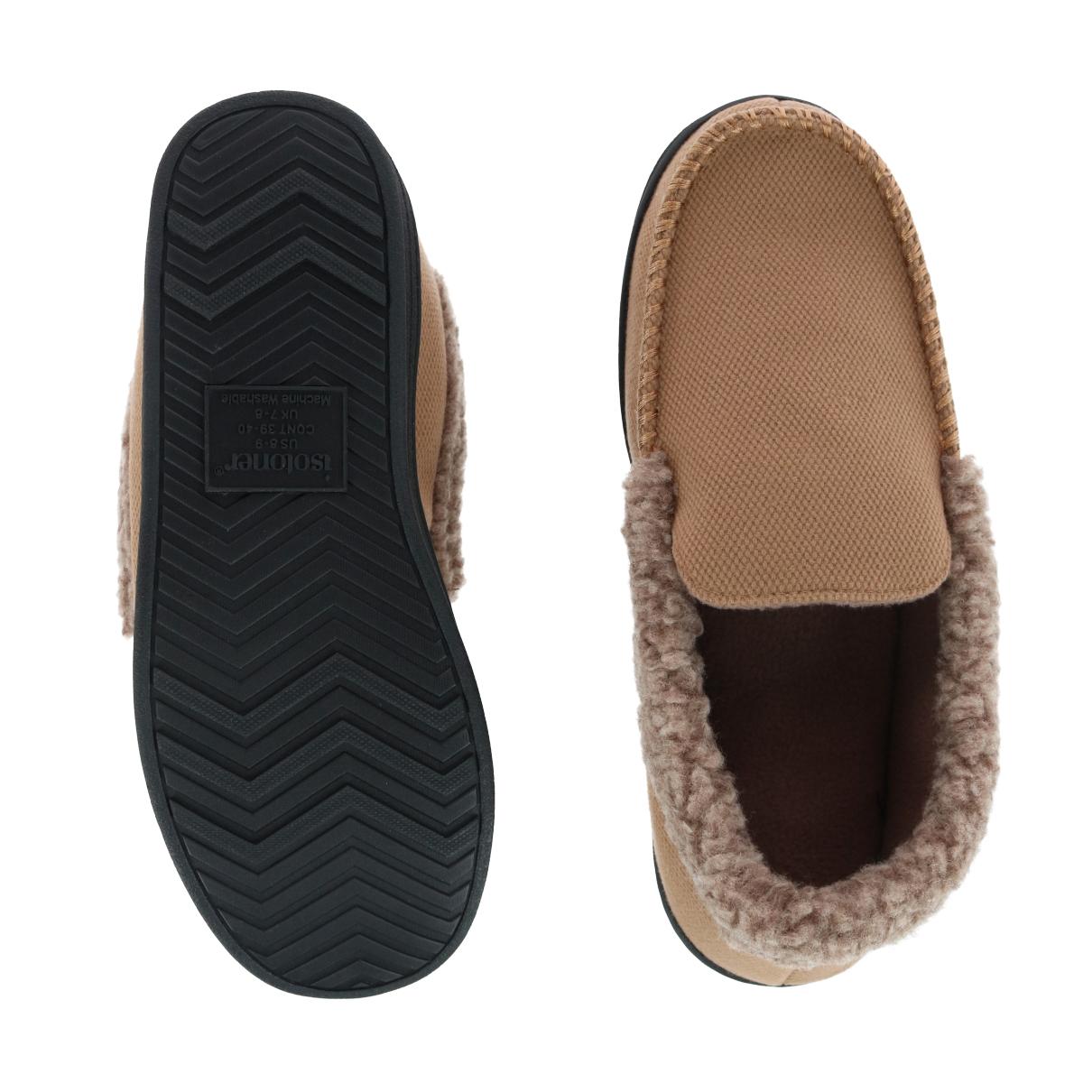Isotoner Men's Brushed Knit Lewis Moccasin Slipper - Picture 5 of 11