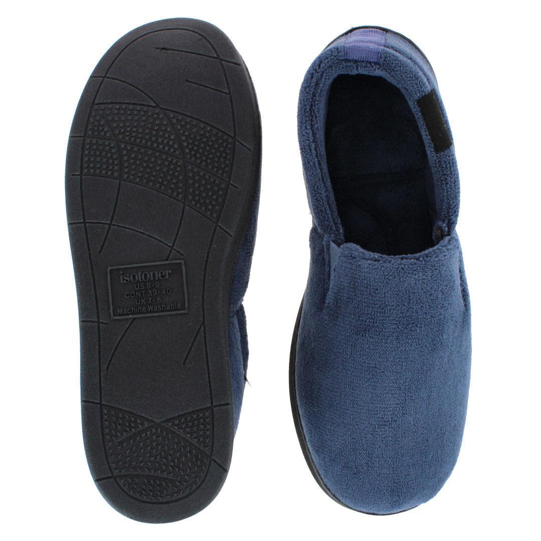 Isotoner Men's Microterry Jake Closed-Back Slippers