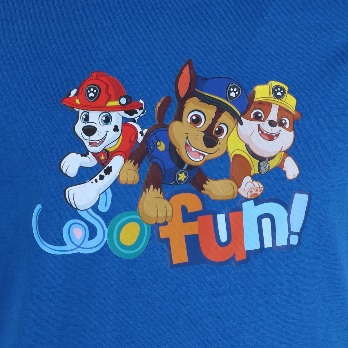 Textiel Trade Boy's Paw Patrol Short Sleeve and Shorts Pajama Set - Picture 6 of 10